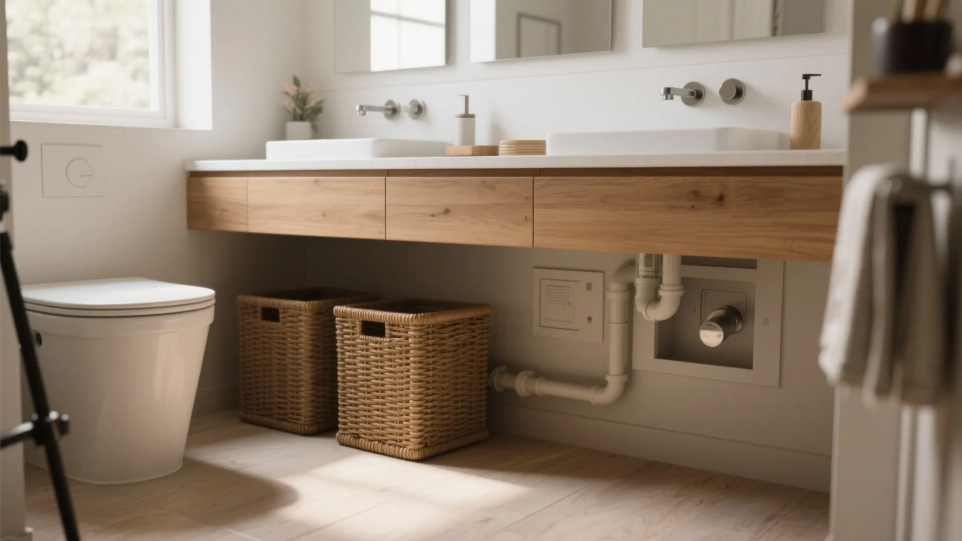 2. Go floating to free the floor