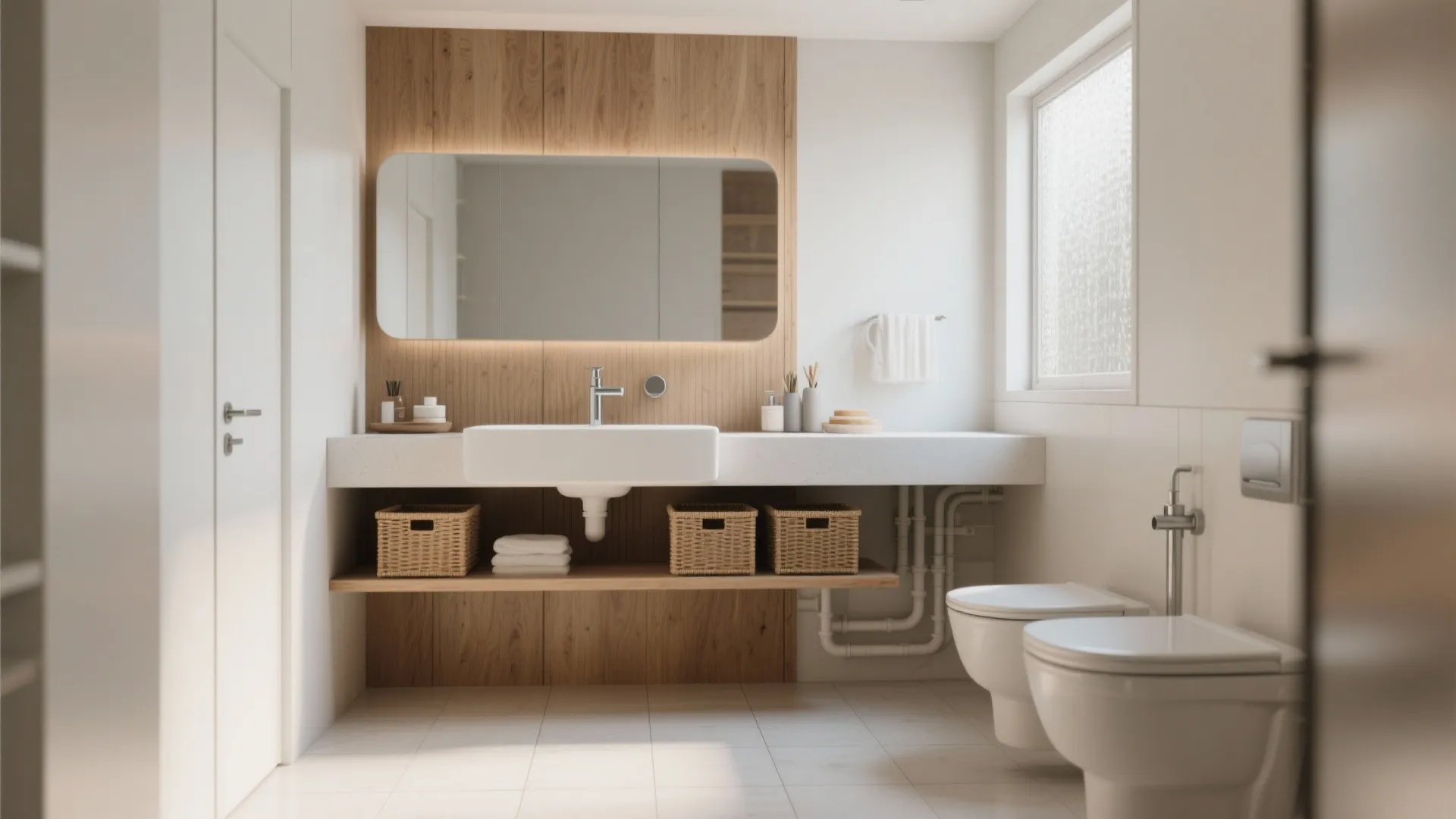 2. Floating Vanity, Big Impact