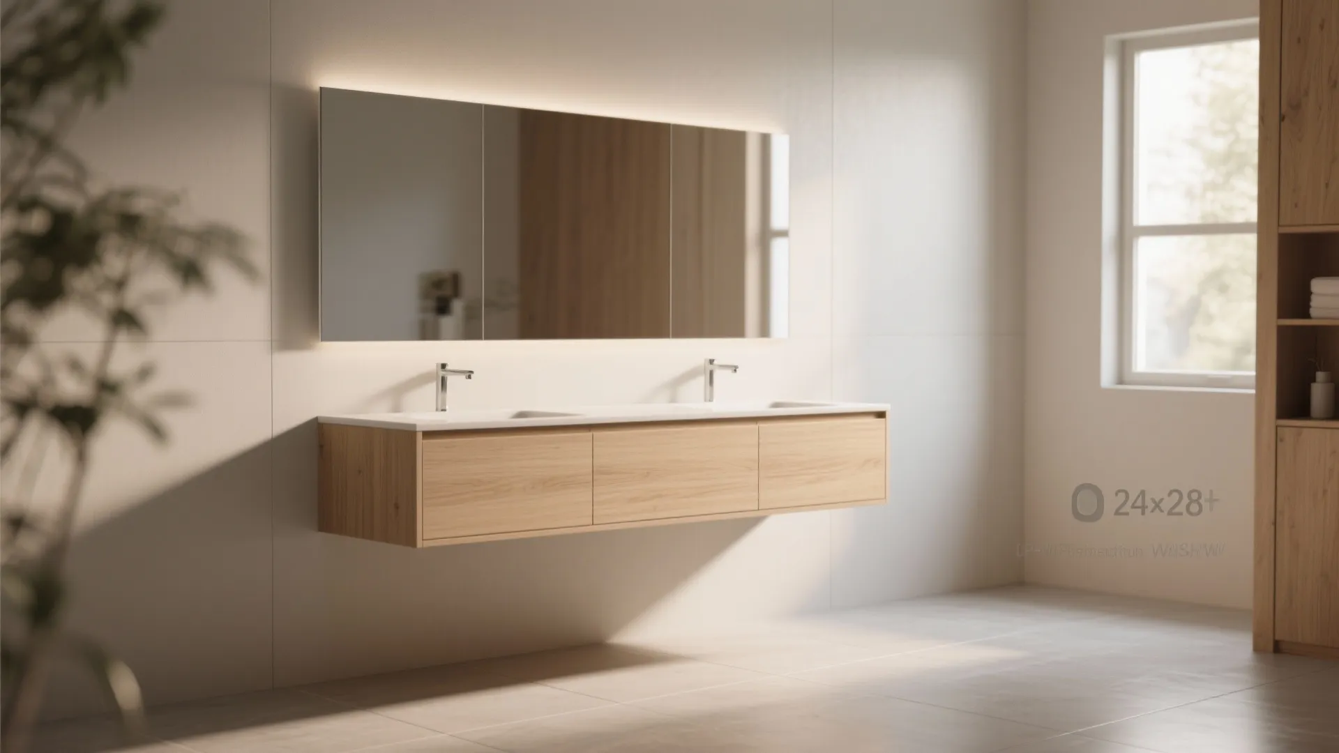 1. Go floating to free visual floor space