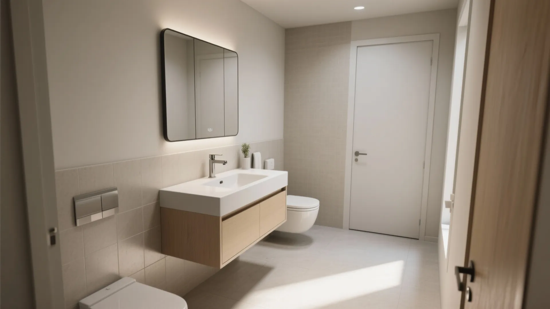 1. Floating Vanity Magic