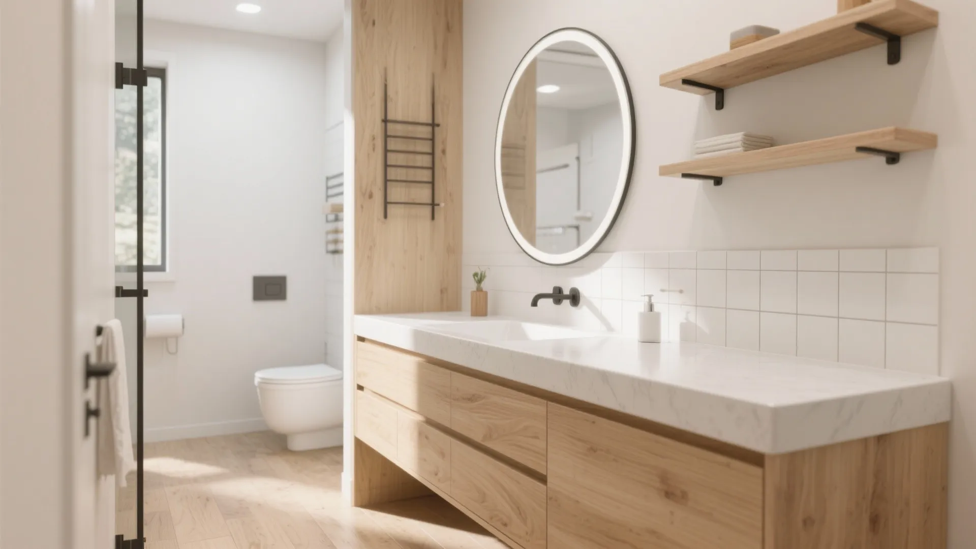 2. Floating Vanity Magic