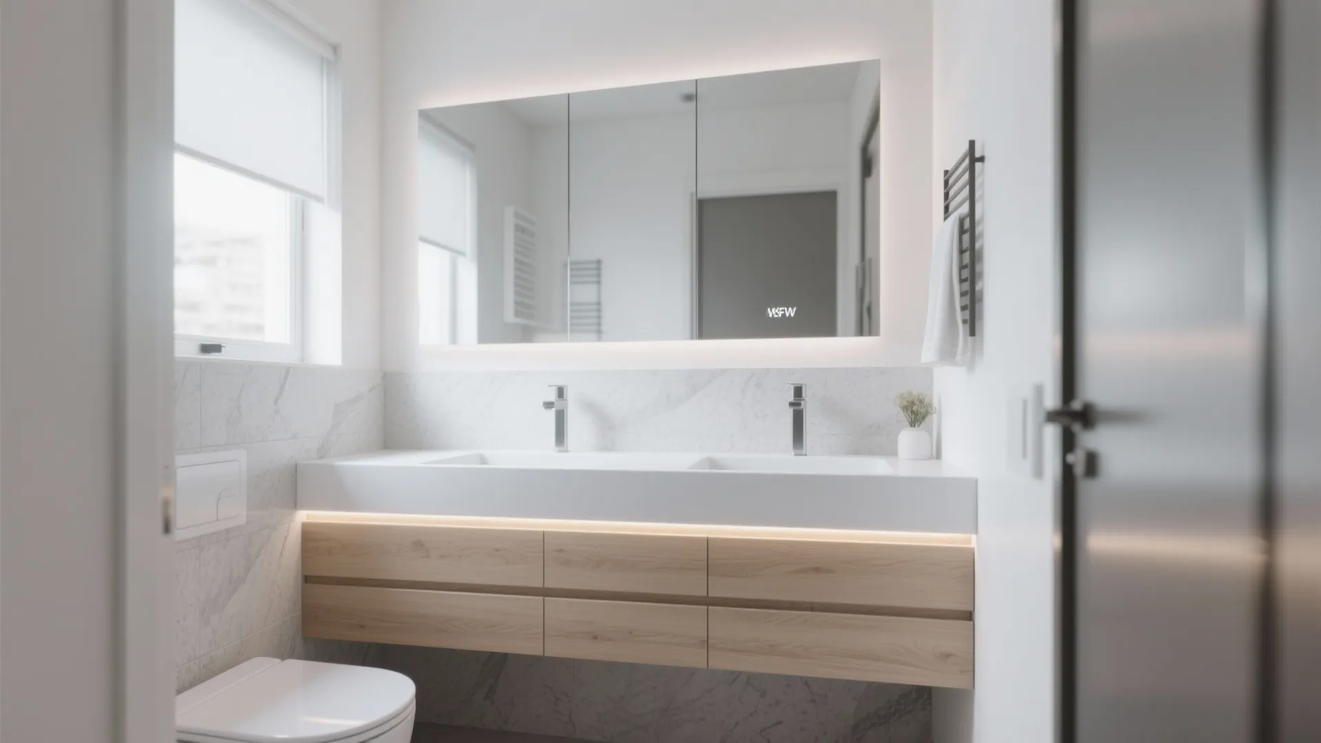 1. Floating Vanity Magic