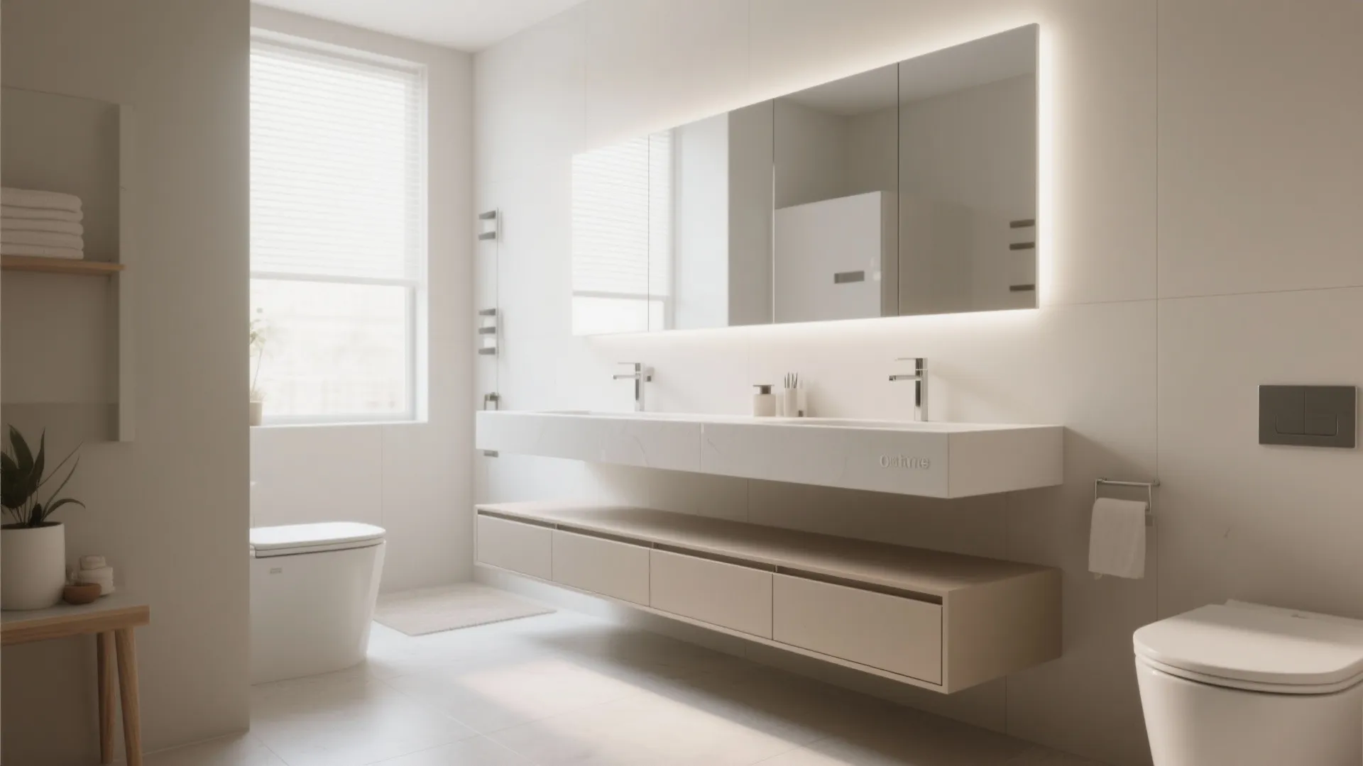 3. Floating Vanity Magic