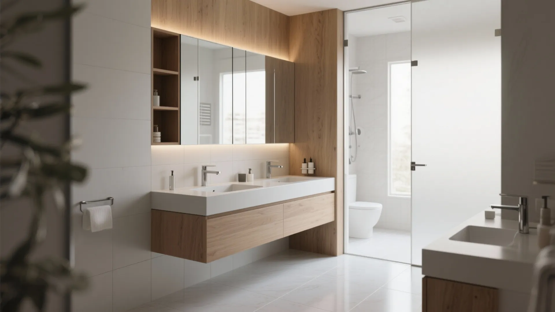 4. Functional Props: Vanity, Mirrors, and Hidden Storage