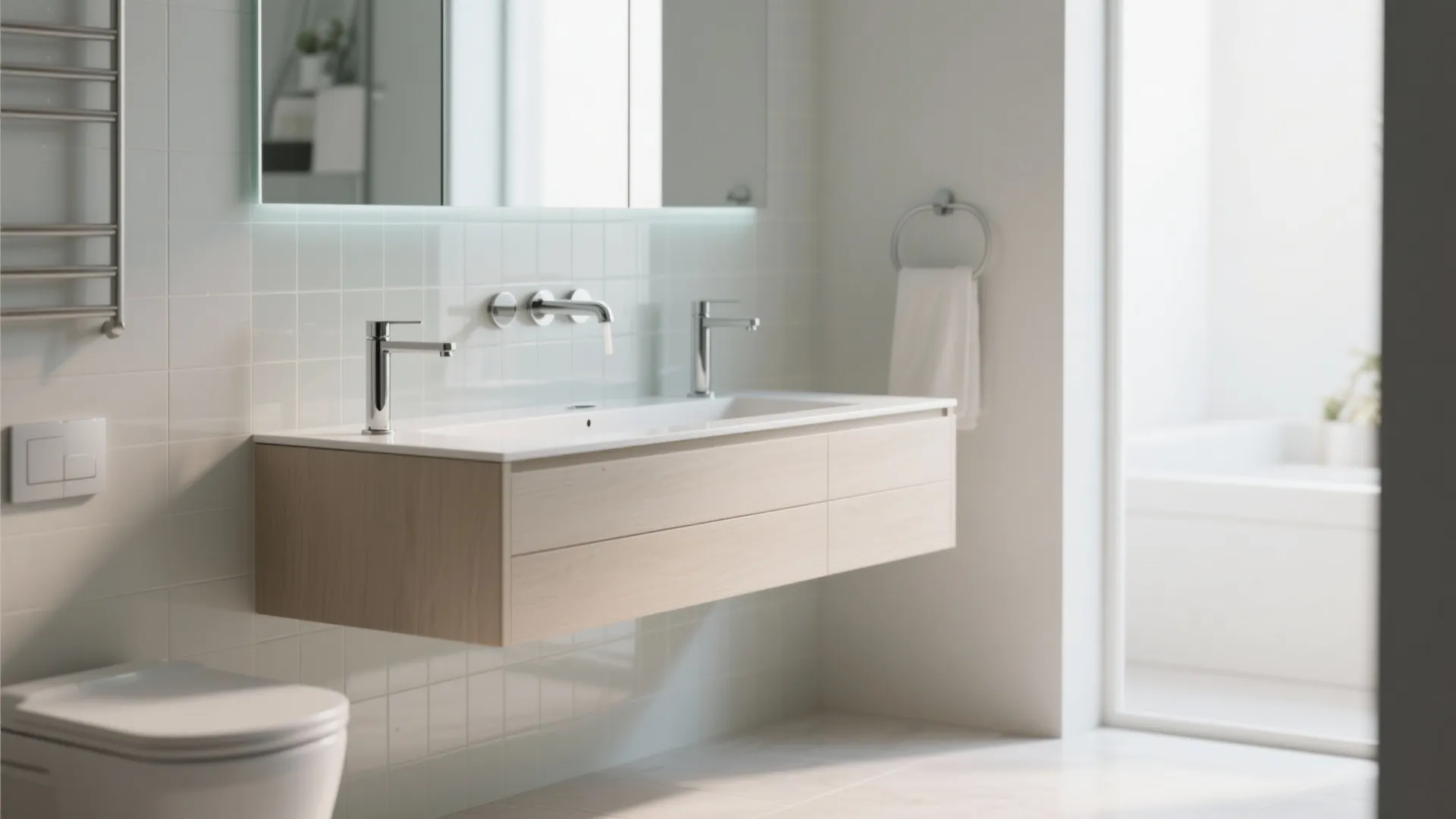 Minimalist Floating Vanity