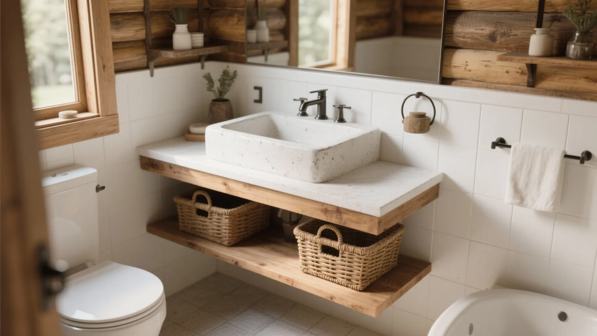 3. Floating Vanities