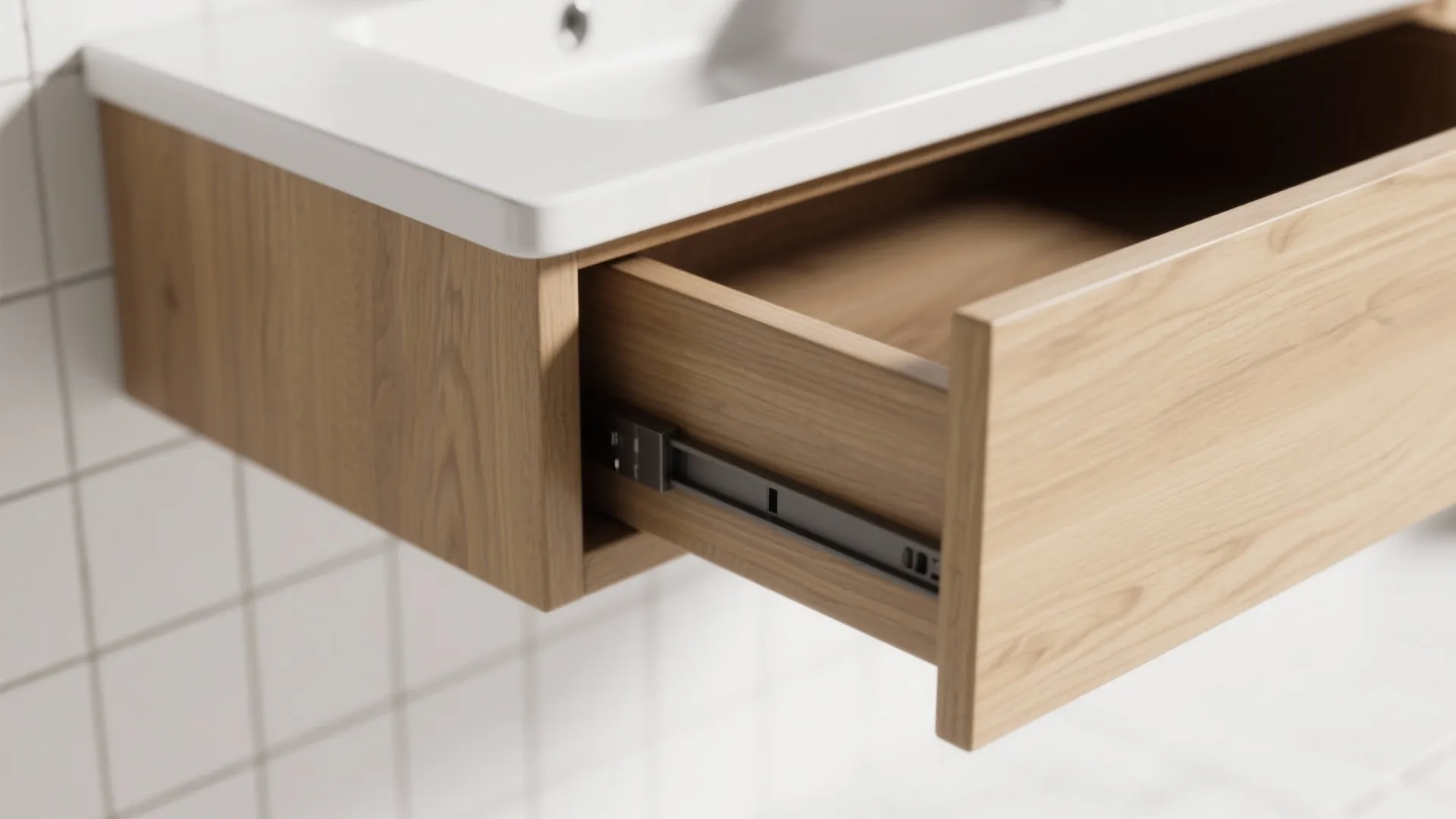 Floating Minimalist Vanity