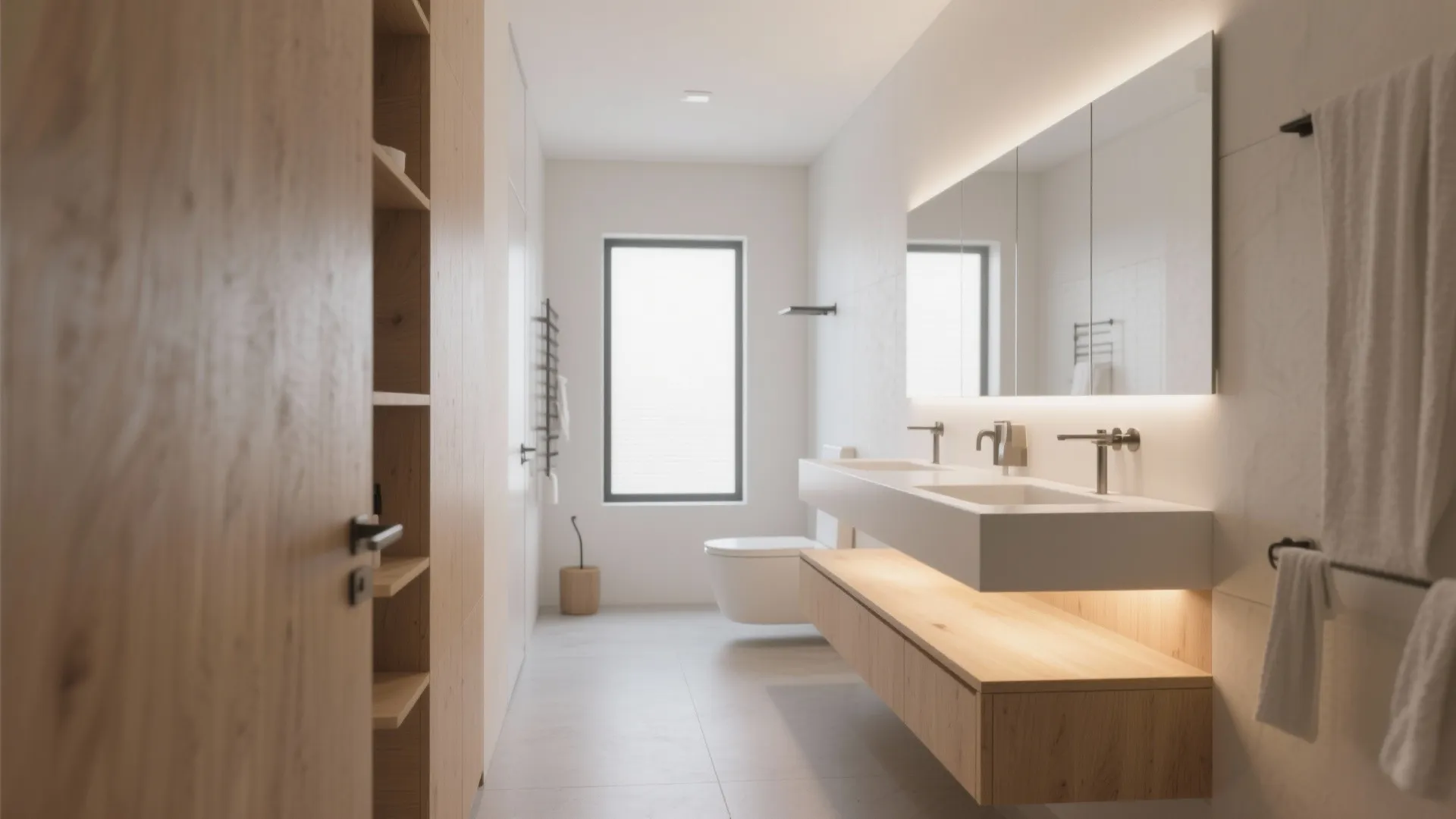 1. Floating Vanity Magic