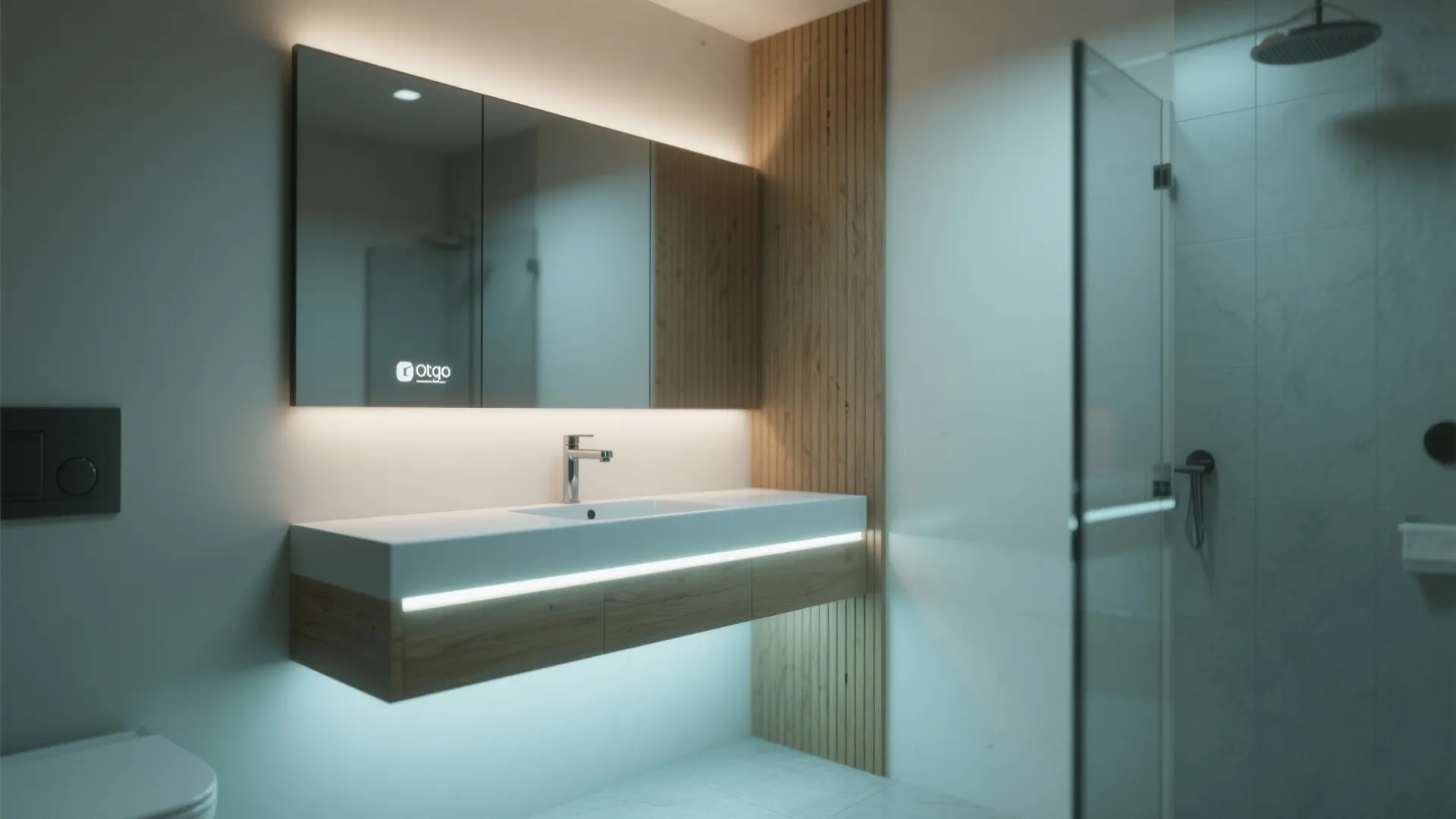 3. Floating Vanities for Airiness