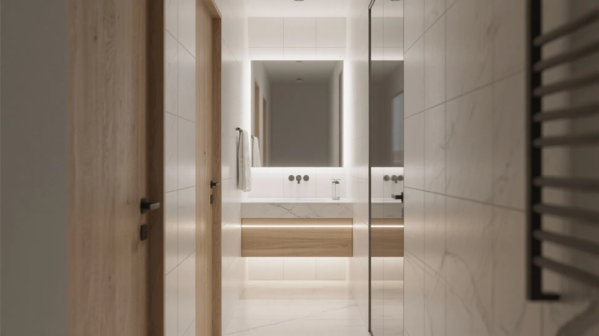 1. Floating Vanity Magic