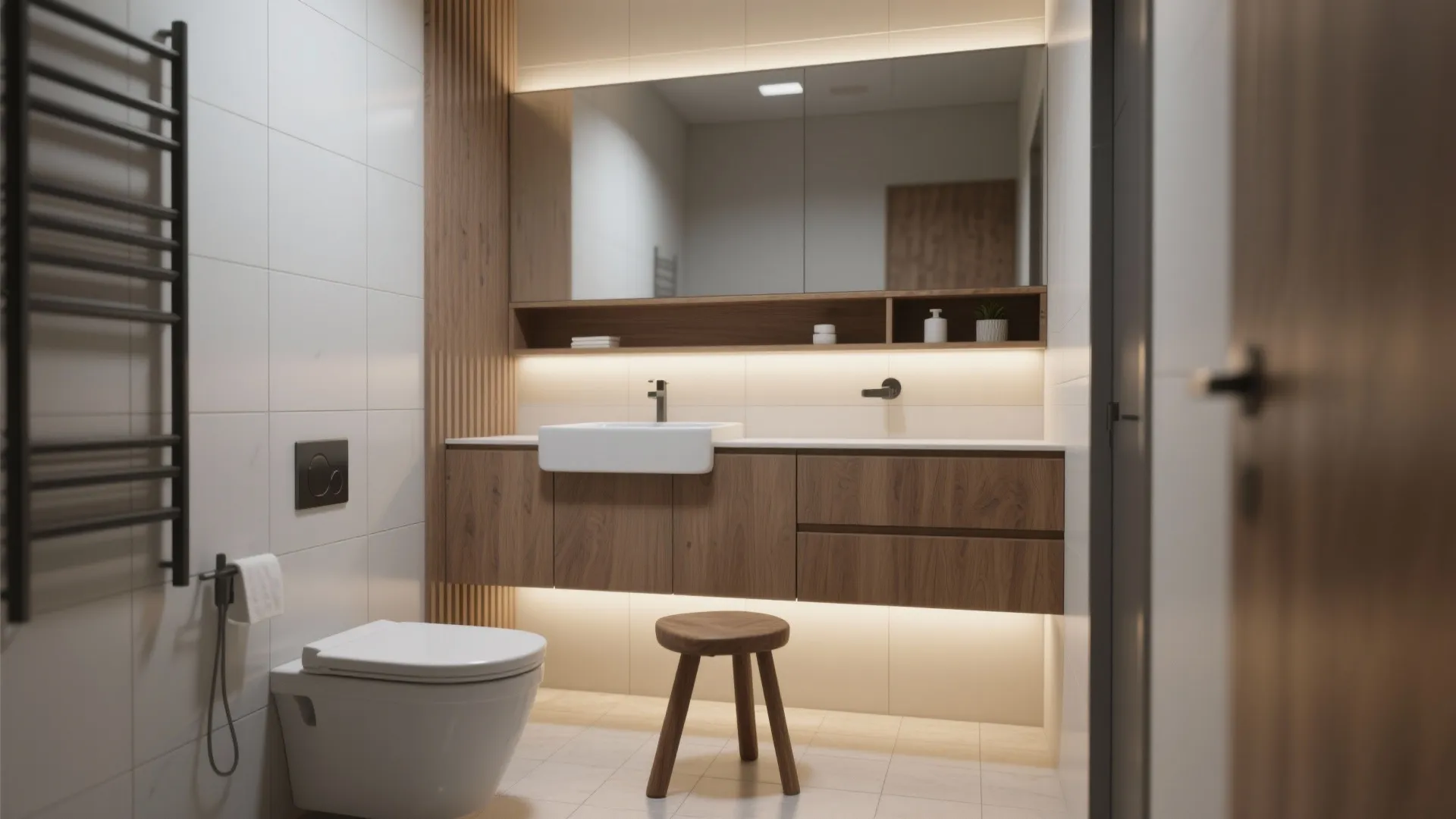 Floating Vanity with Sink