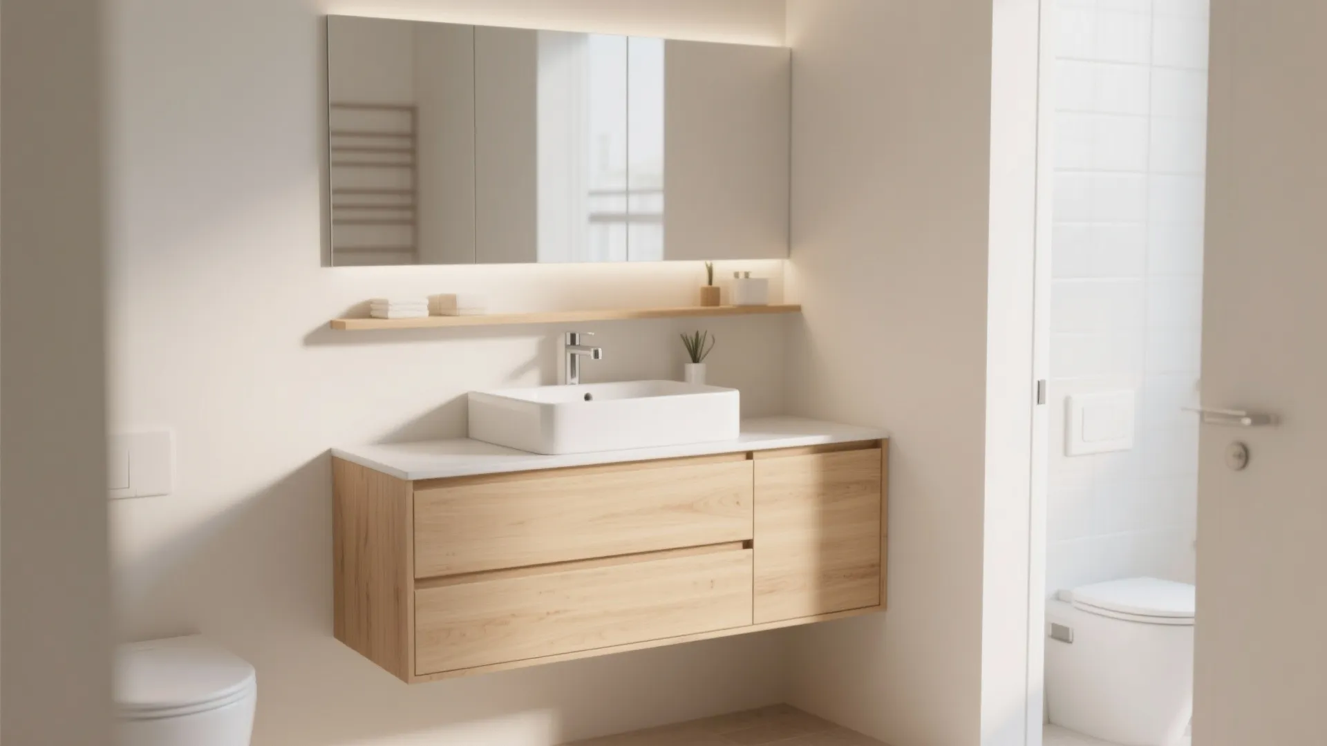 5: Floating vanity sink