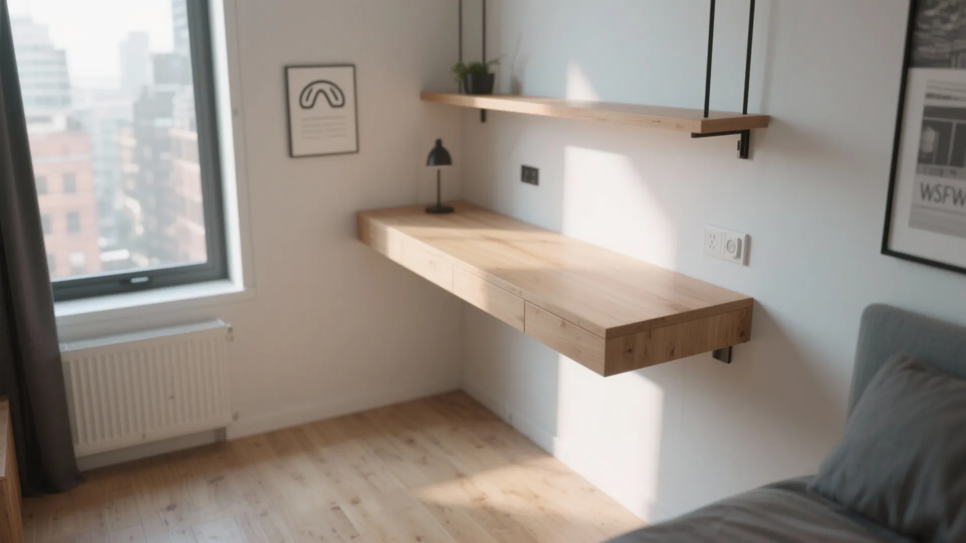 Floating Wall Desk