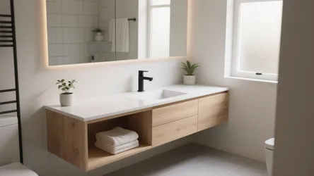 5 White Oak Bathroom Cabinet Ideas