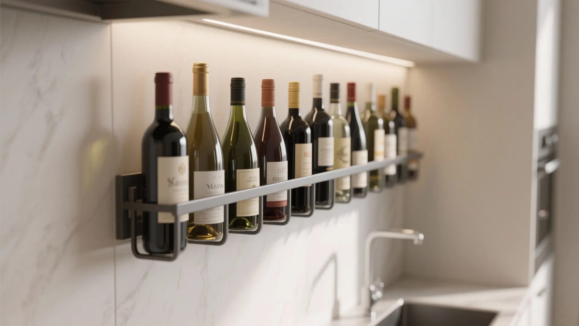 10. Floating Wine Rack