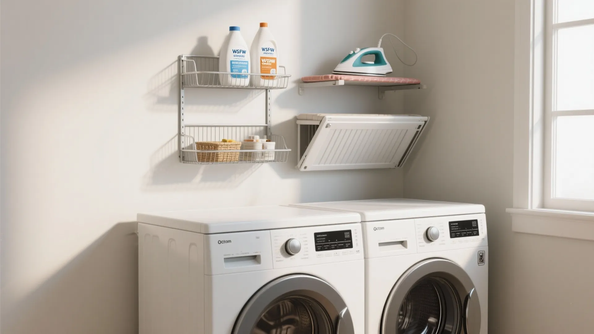 Floating Wire Shelves to Maximize Vertical Space