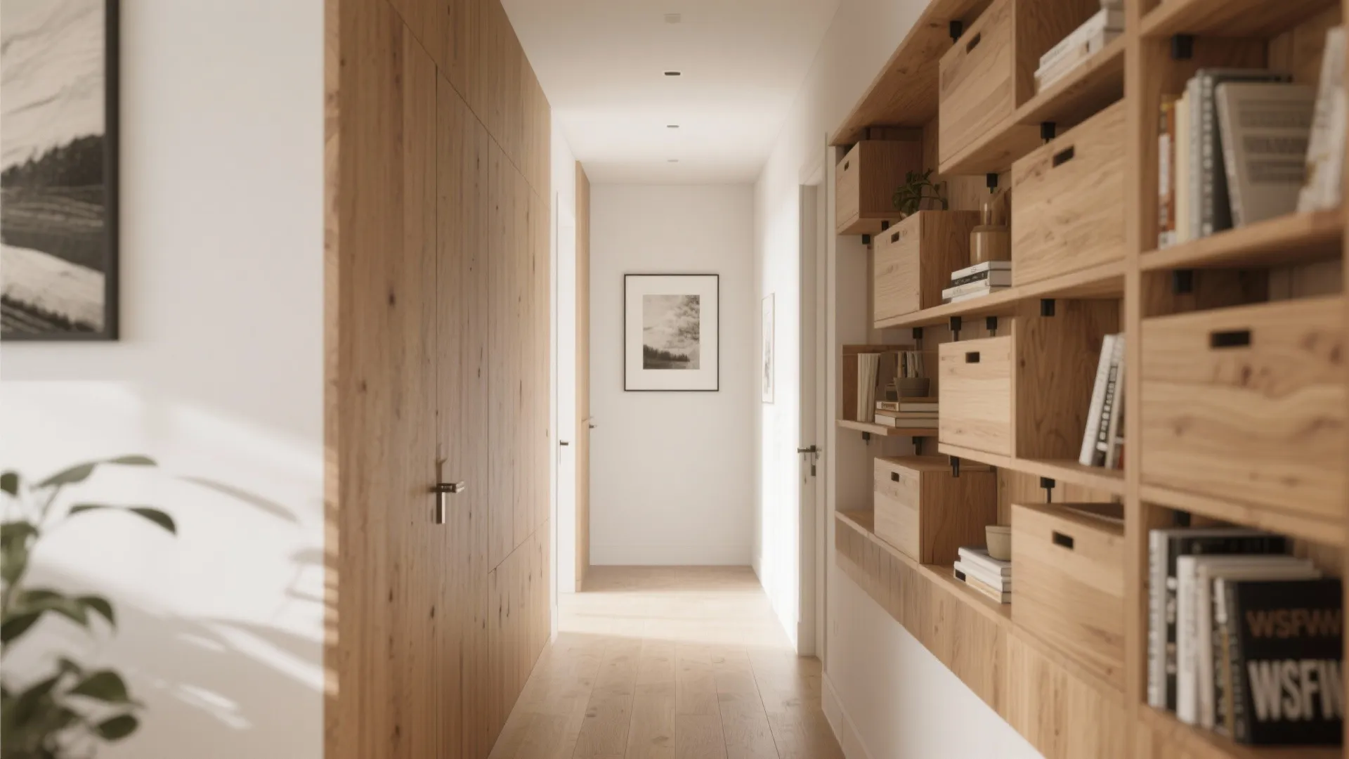 Floating Wooden Wall Boxes