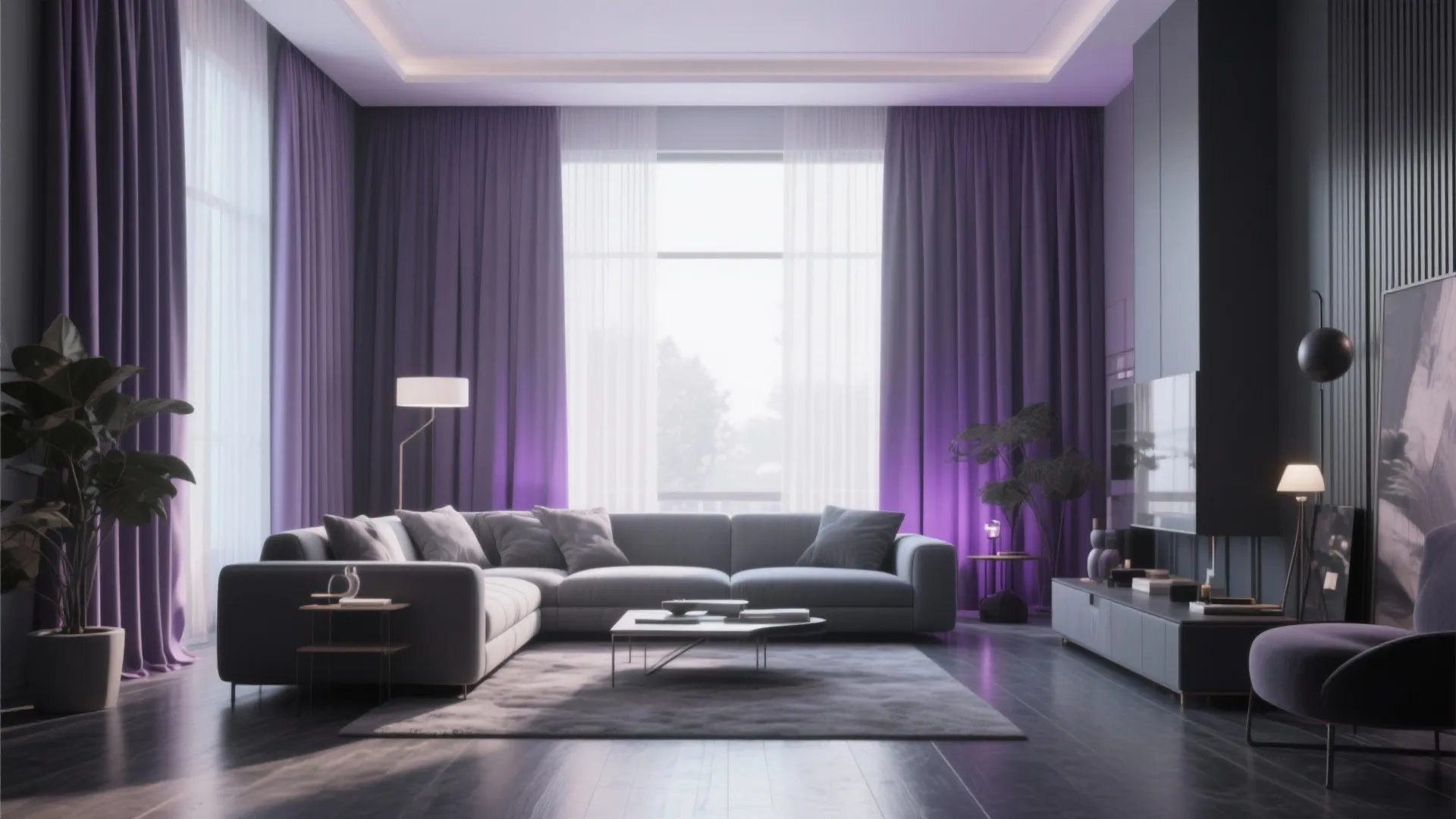 9. Floor-to-Ceiling Curtains