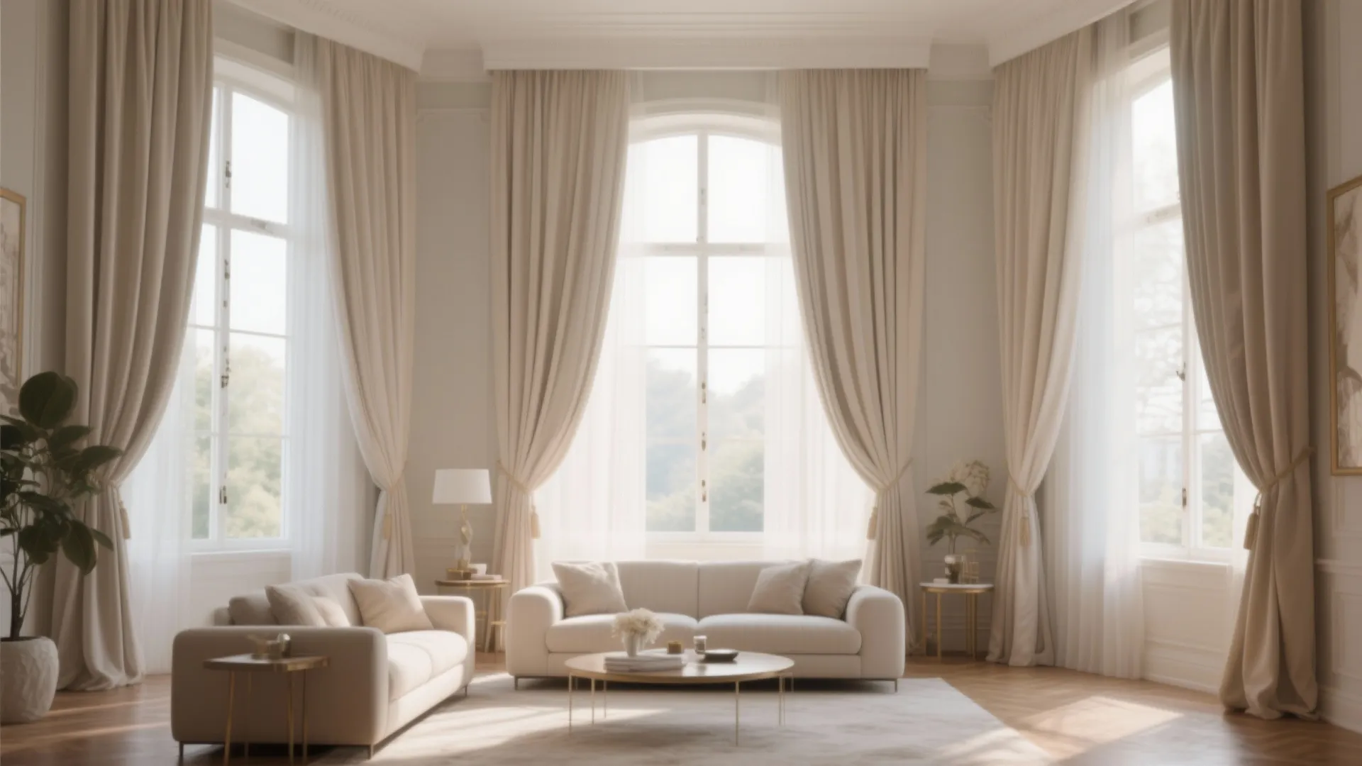 8. Floor-to-Ceiling Curtains