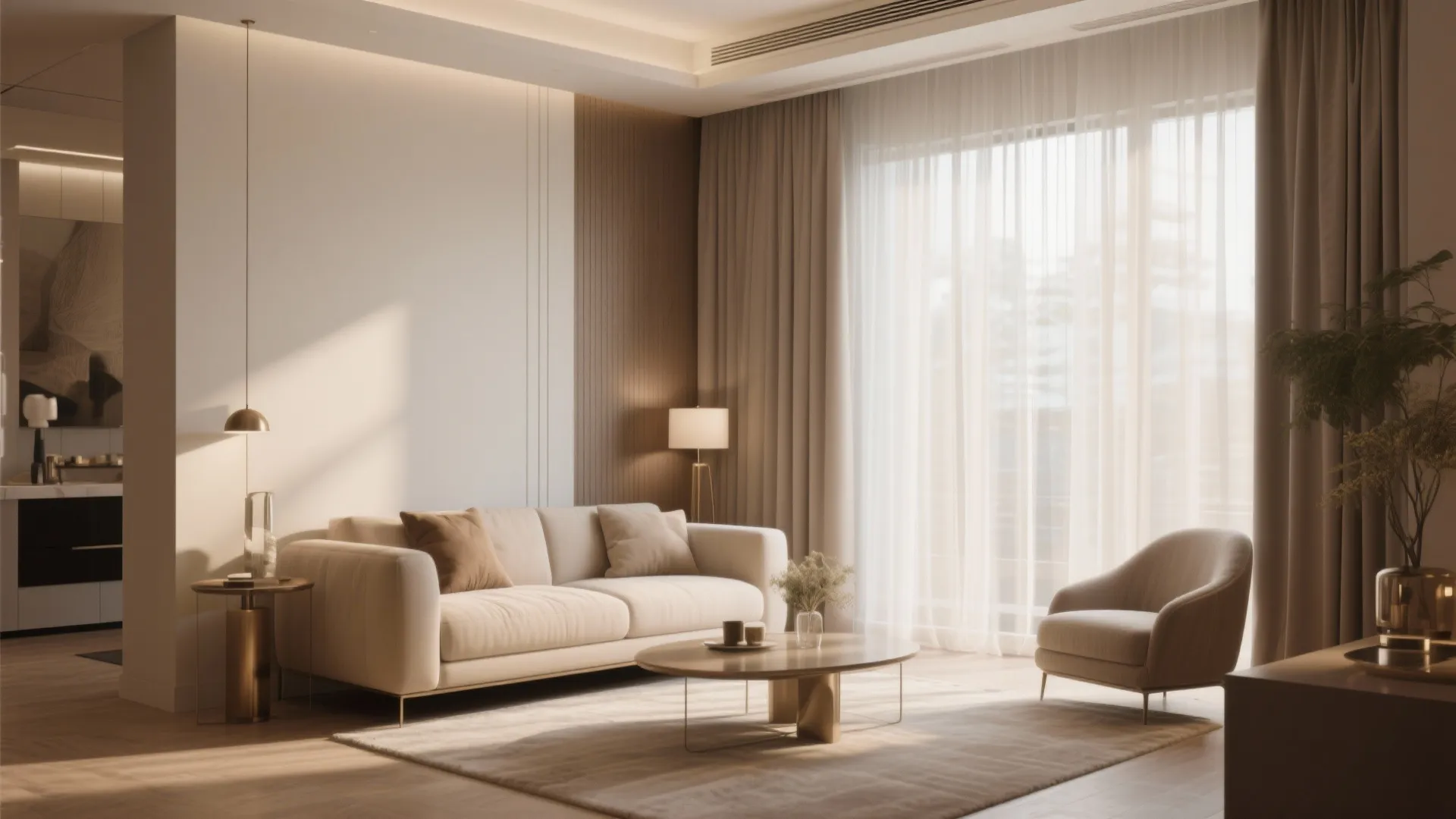 6. Floor-to-Ceiling Drapes for Height Illusion