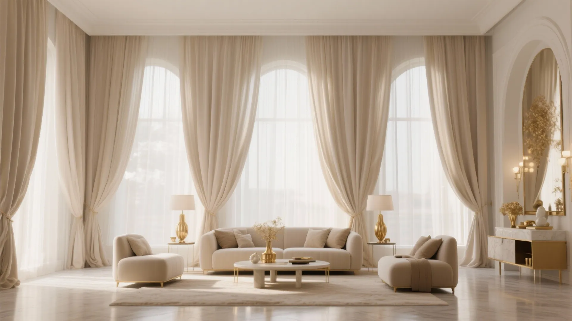 Floor-to-Ceiling Drapes