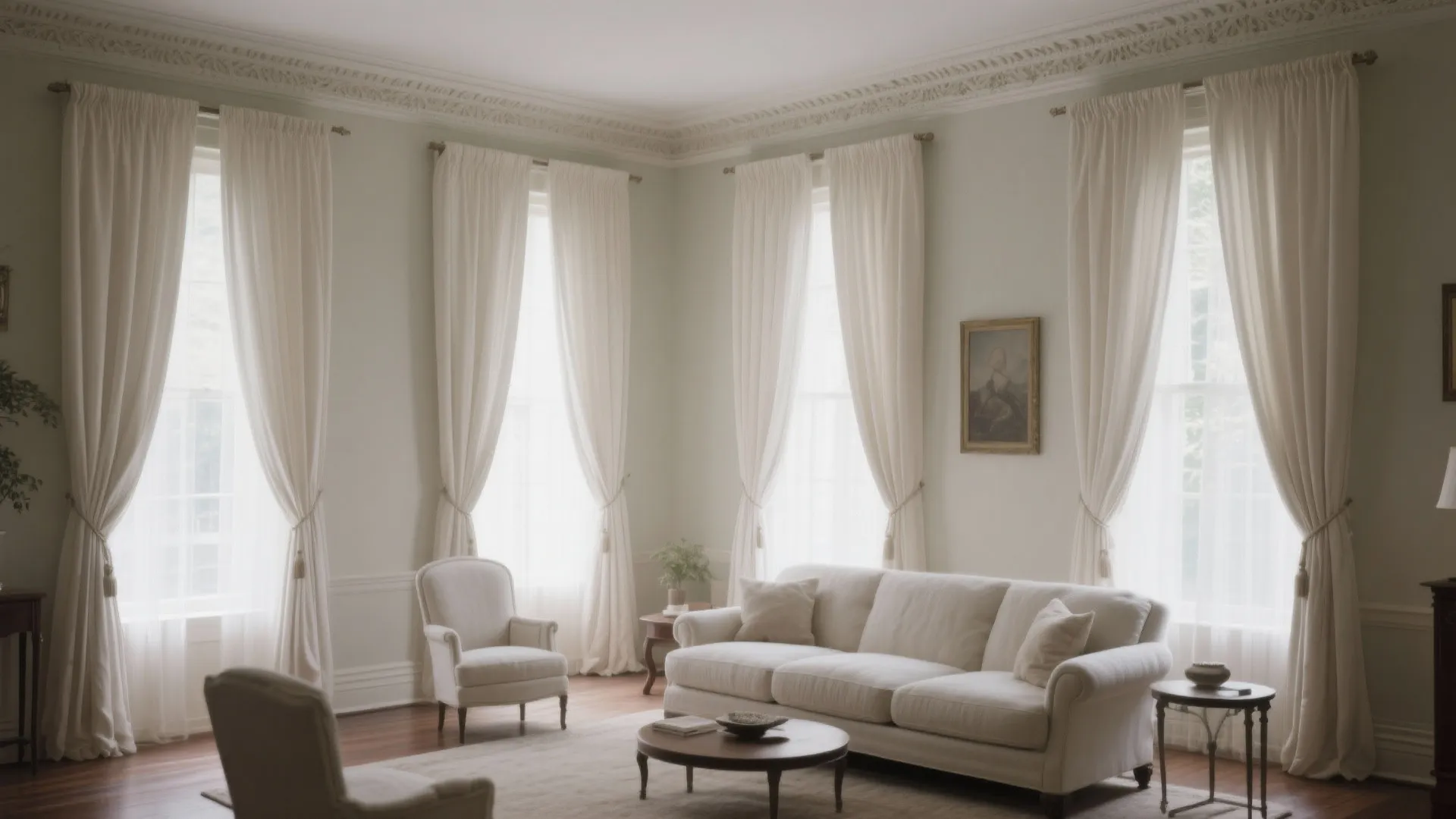 4. Floor-to-Ceiling Drapes