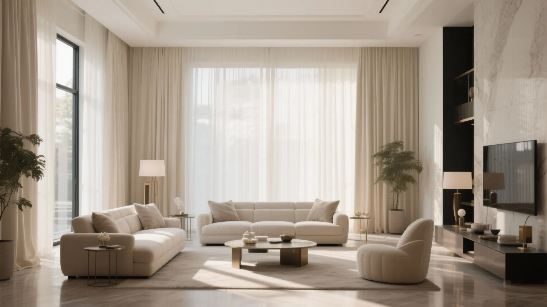 7. Luxurious Floor-to-Ceiling Length