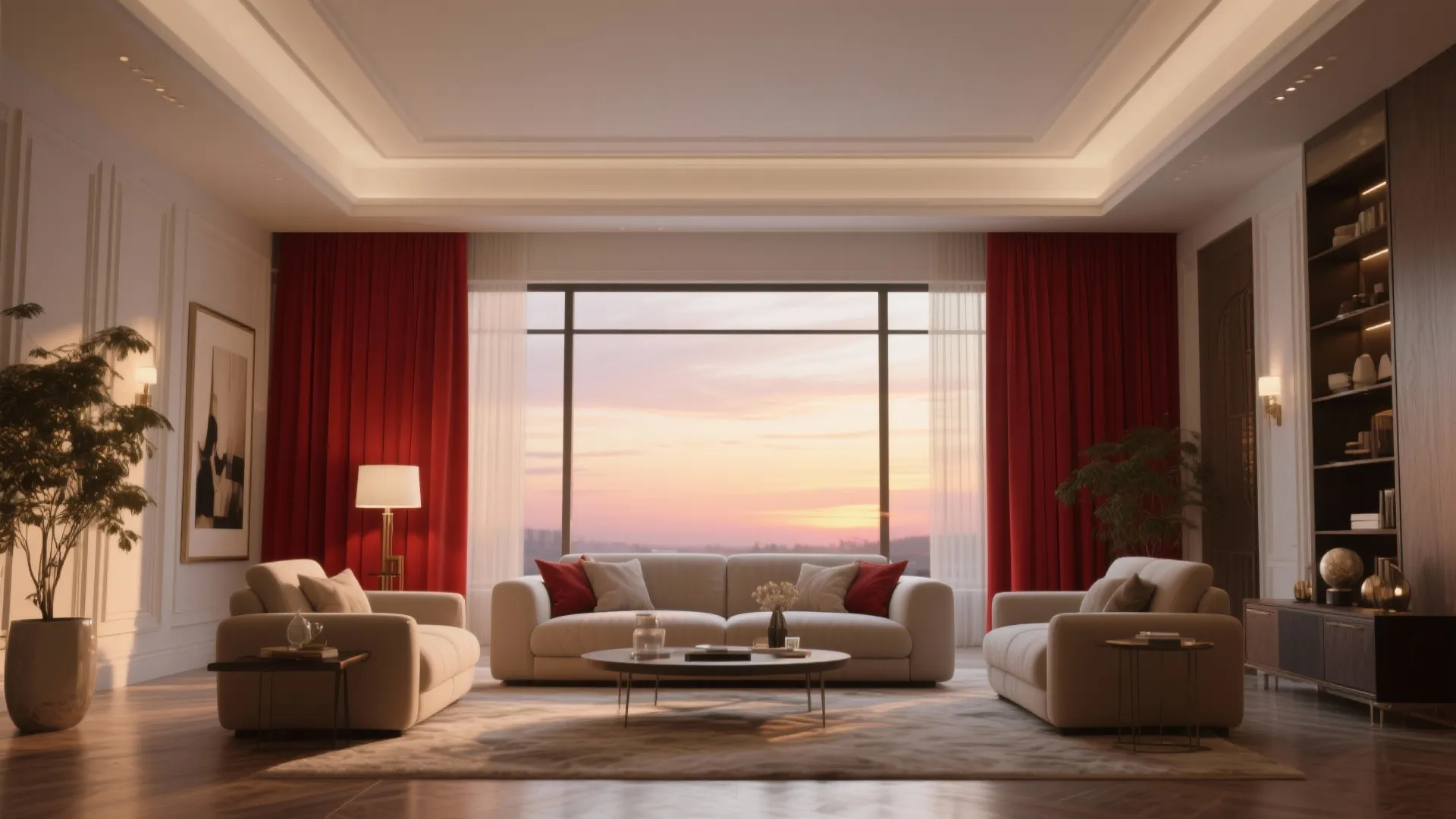 4. Floor-to-ceiling drama