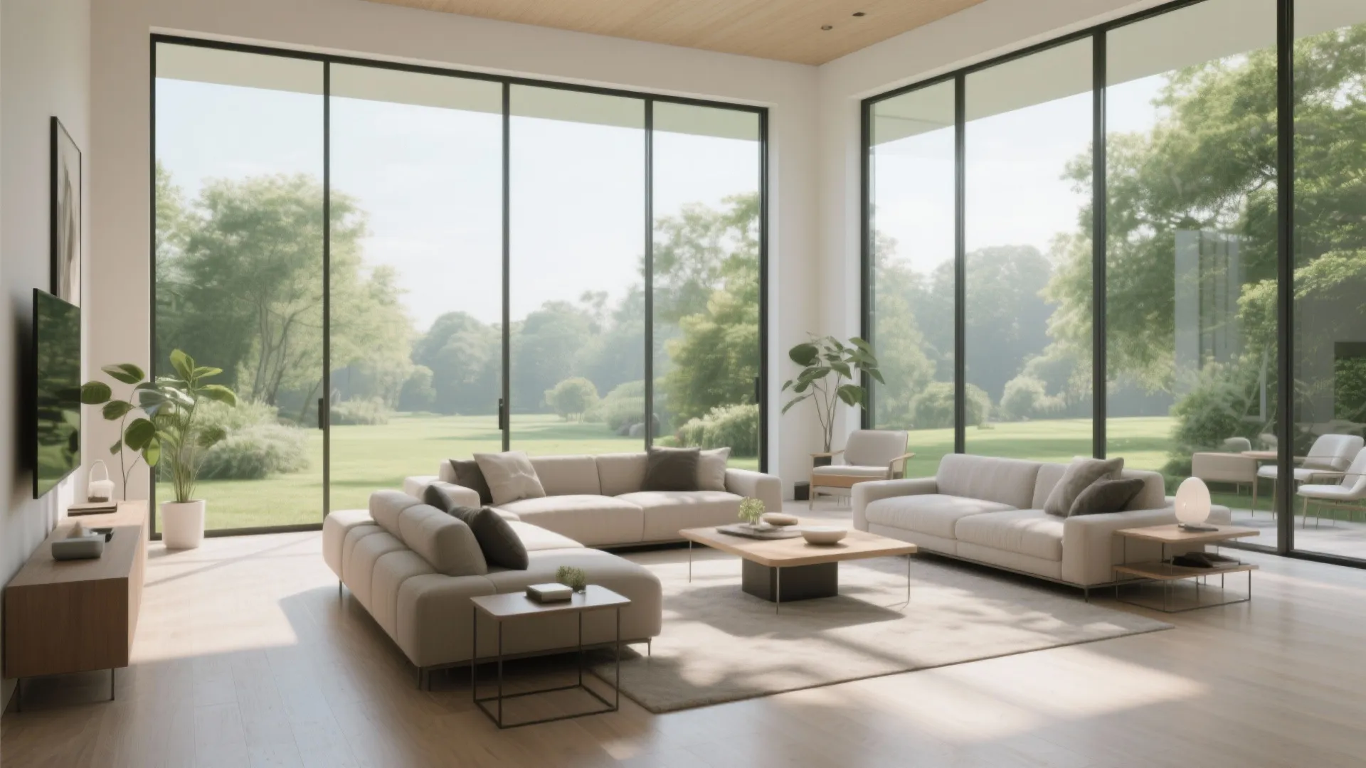 2. Floor-to-Ceiling Windows