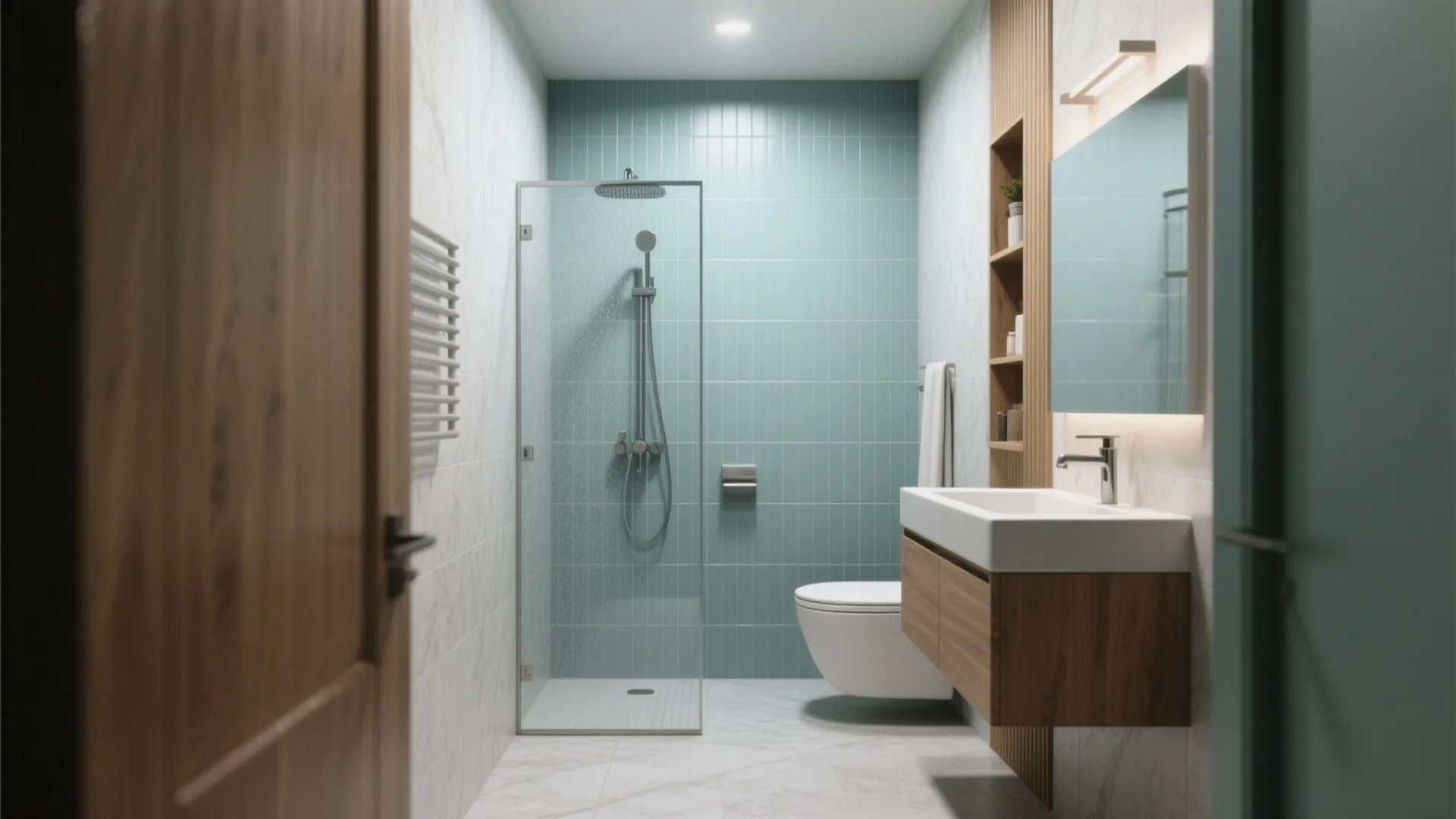 5. Use color, texture, and floor continuity to enlarge perception