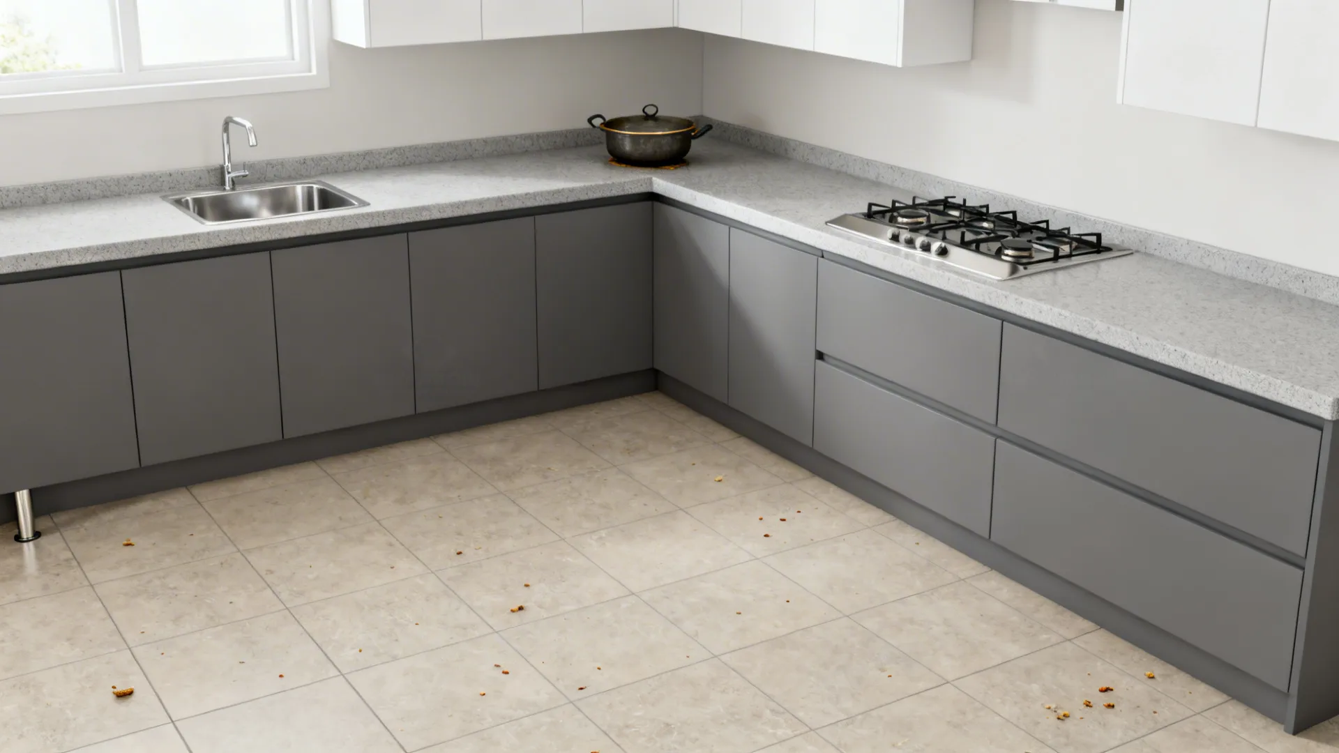 Flooring and Countertops That Resist Spills