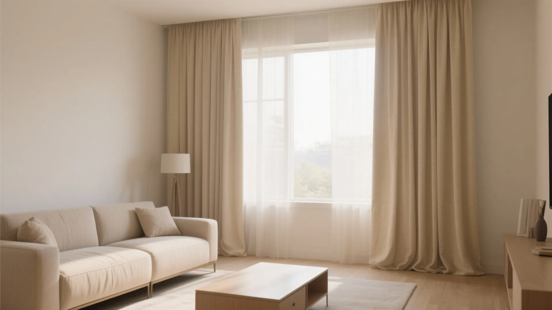 7. Floor-to-Ceiling Curtains