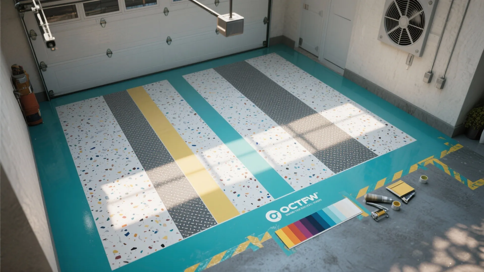 5. Floor-First Approach: Epoxy & Borders