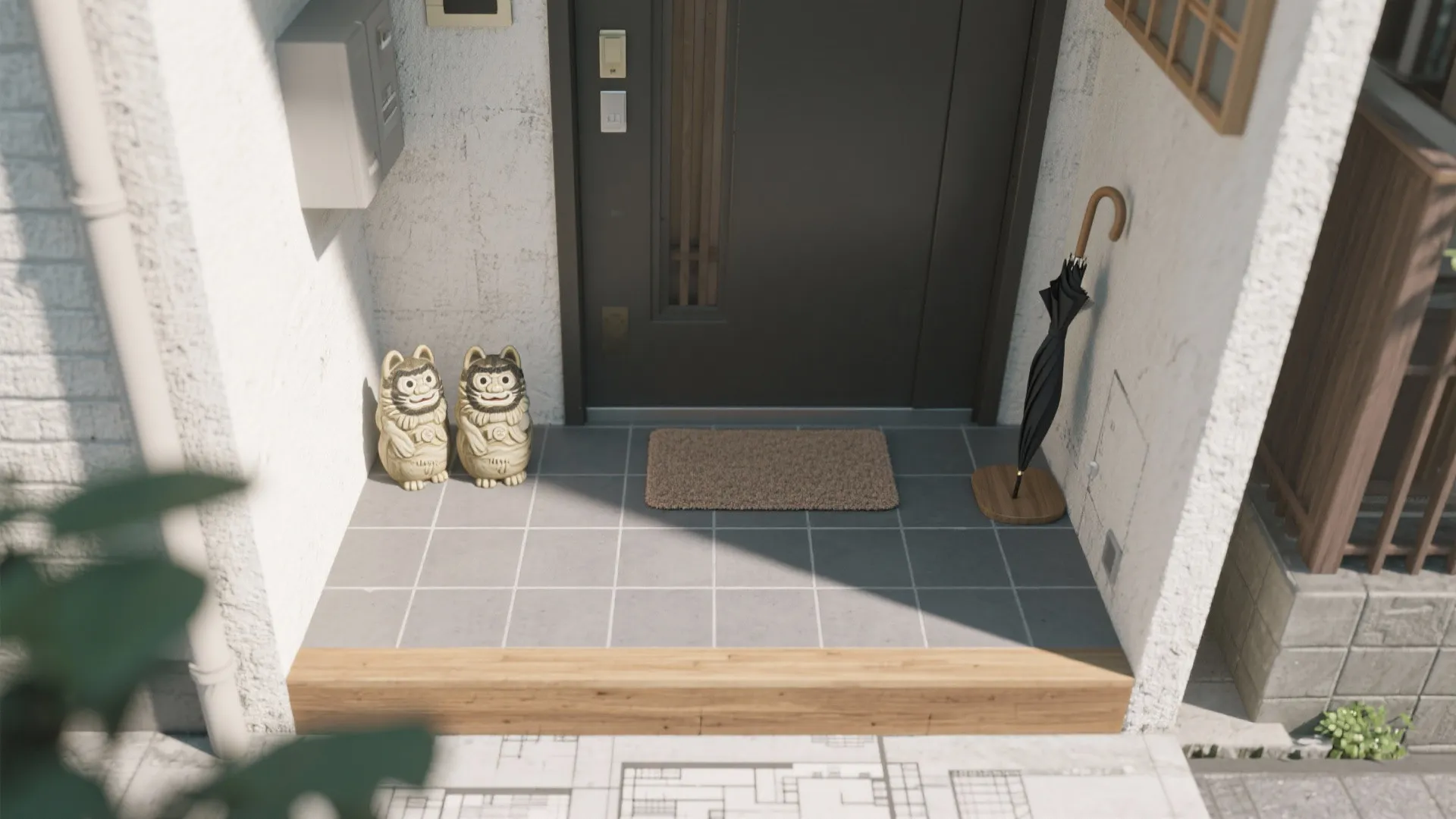 床に直置きするなら“蹴込みクリア”と角保護をセットで