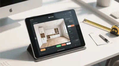 Modern Home Office Design with Digital Planning Tools
