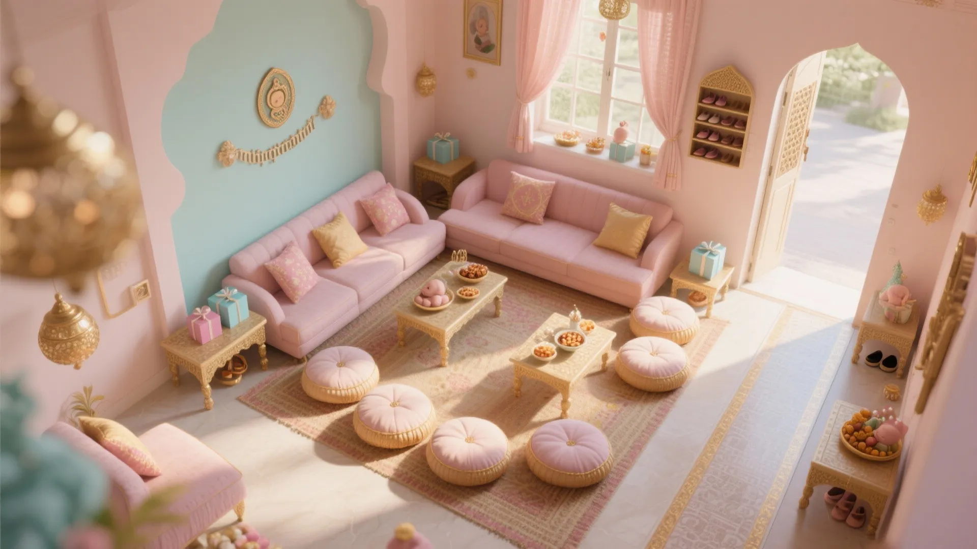 Floor Seating with Low Tables: Cozy, Flexible, Space-Smart