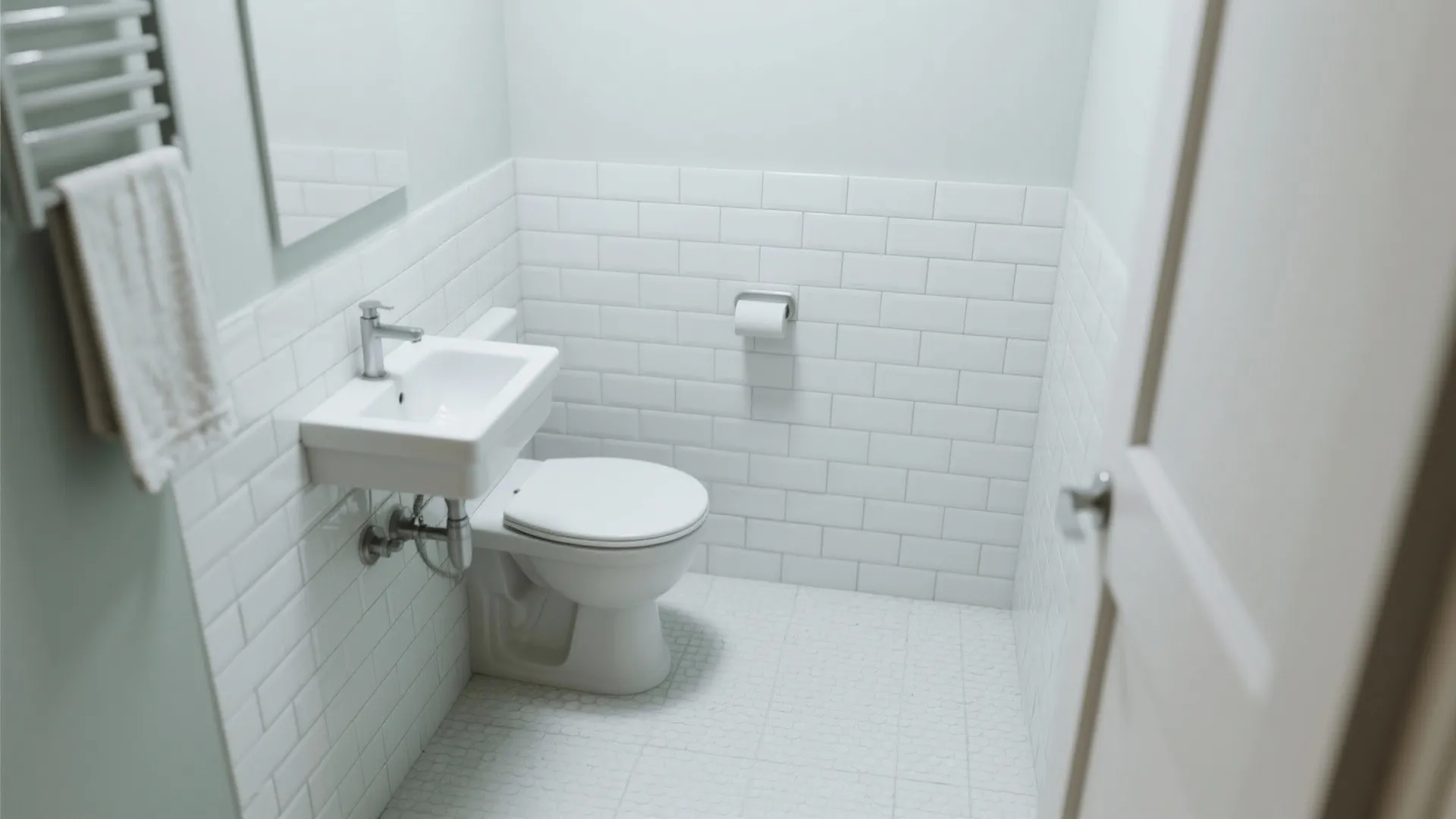 8. Subway Tiles in the Floor