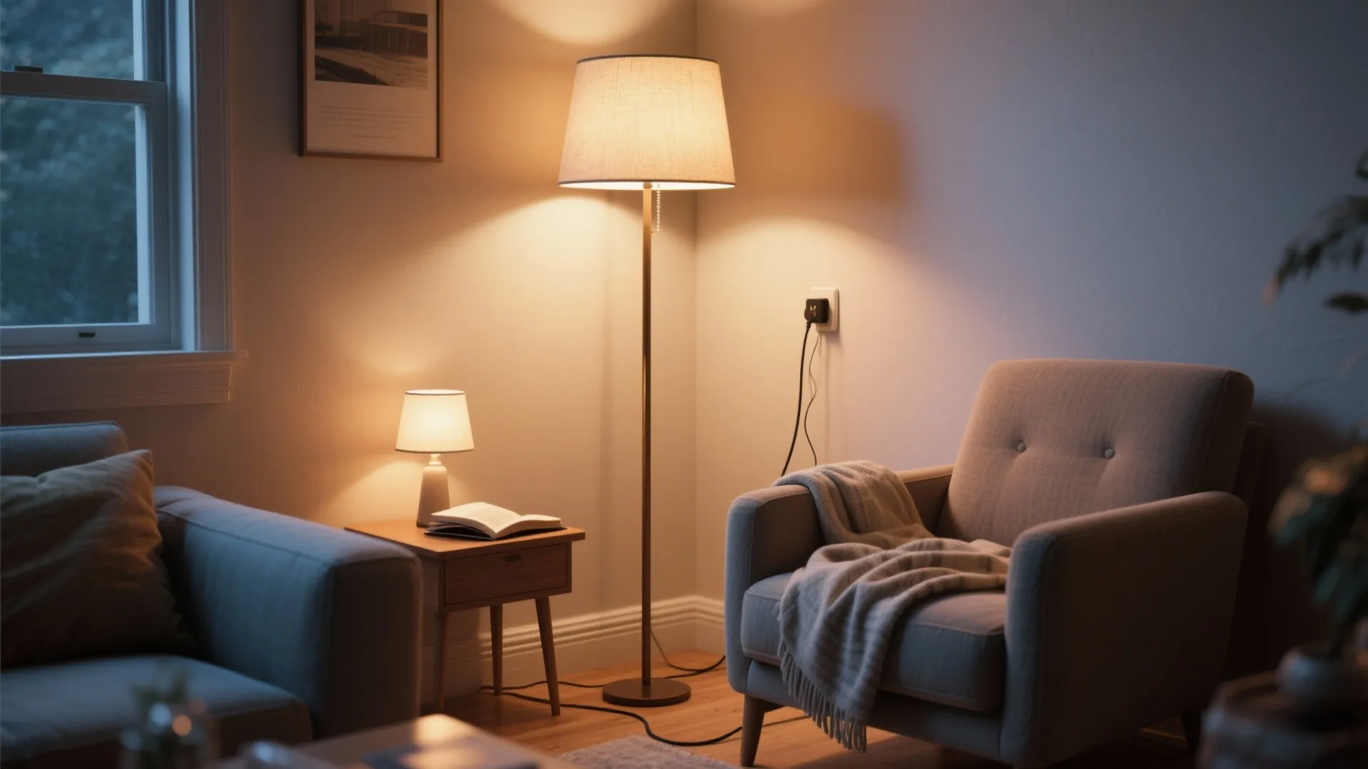 3. Floor and table lamps for flexible zones