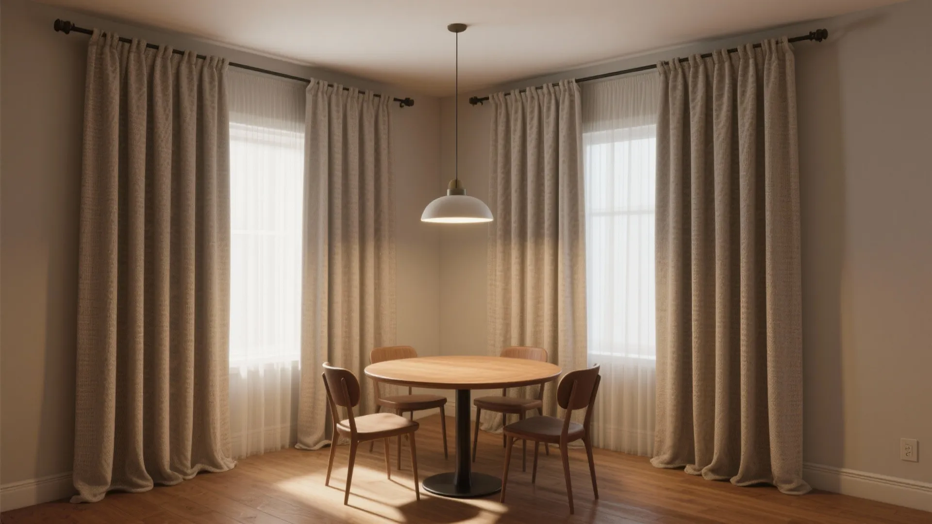 1. Go floor-to-ceiling to visually raise the ceiling