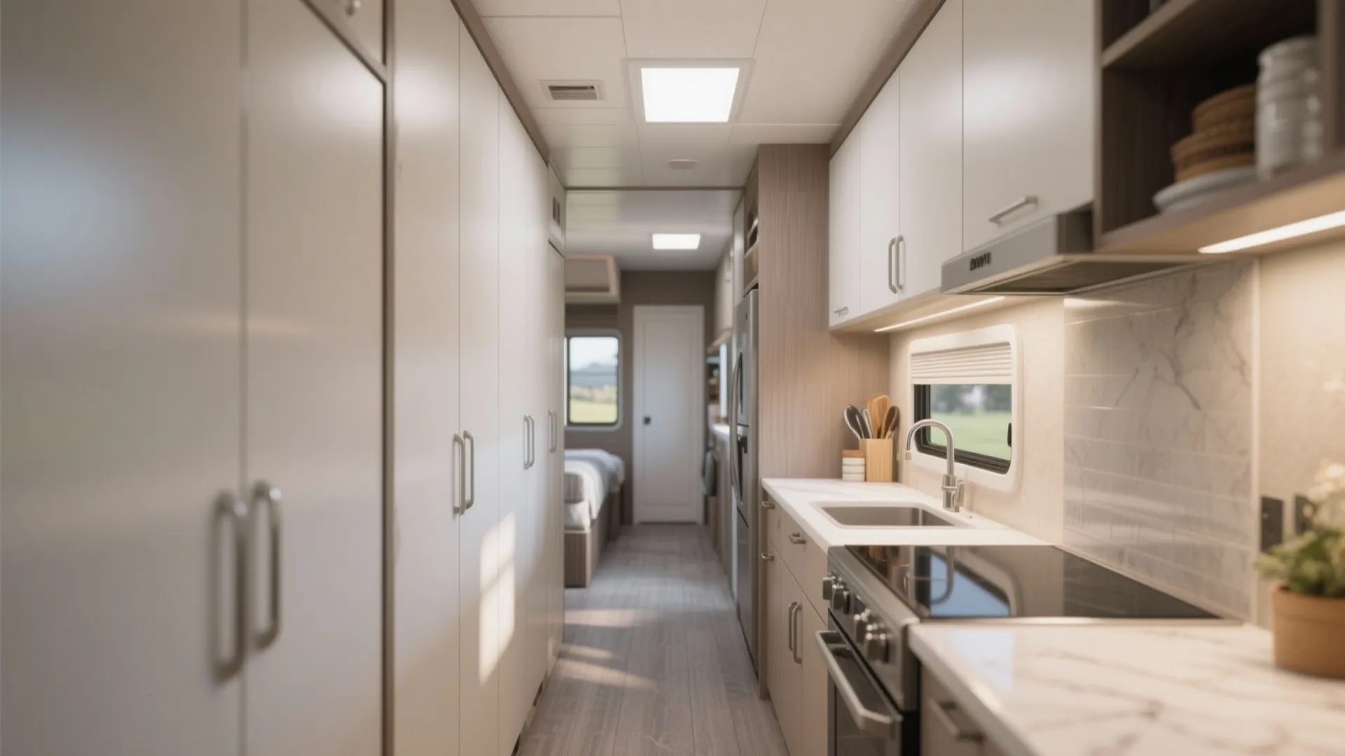 8. Floor‑to‑ceiling cabinetry