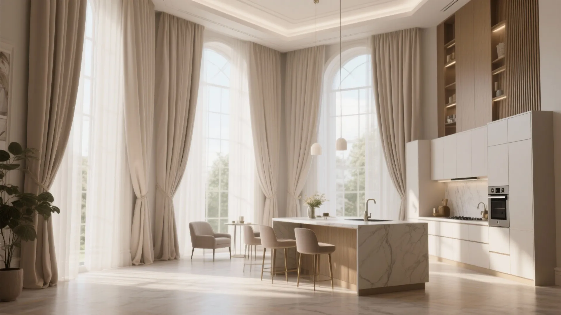 3. Floor-to-Ceiling Drama