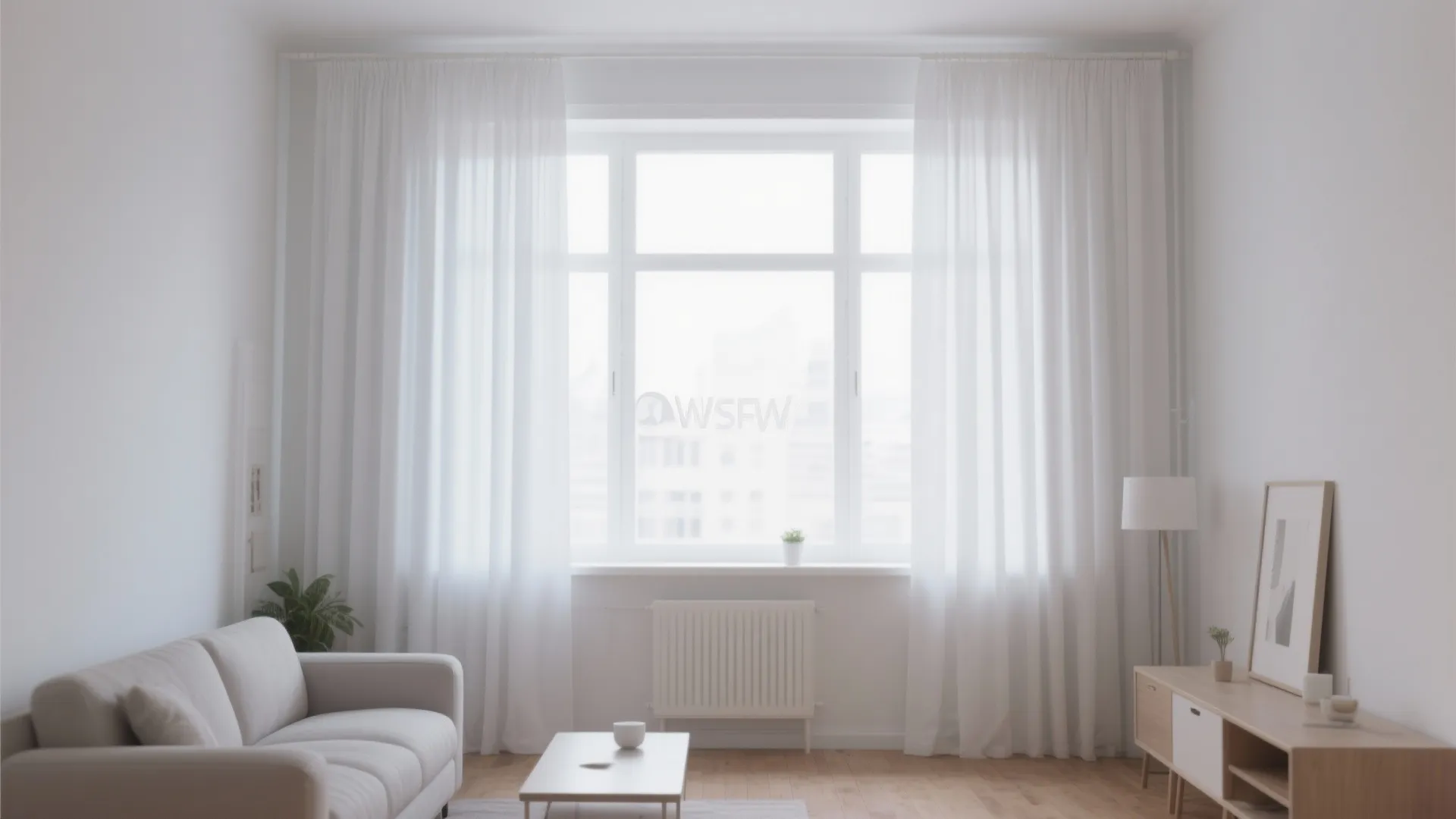 6. Install Floor-to-Ceiling Curtains