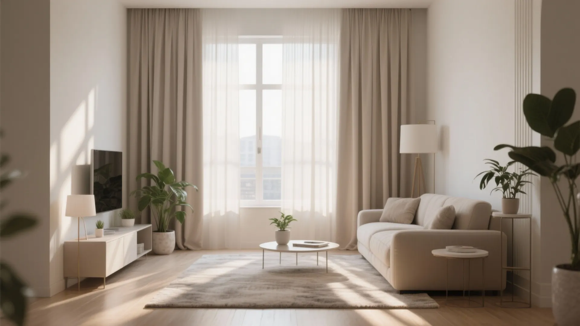 2. Floor-to-Ceiling Drapes