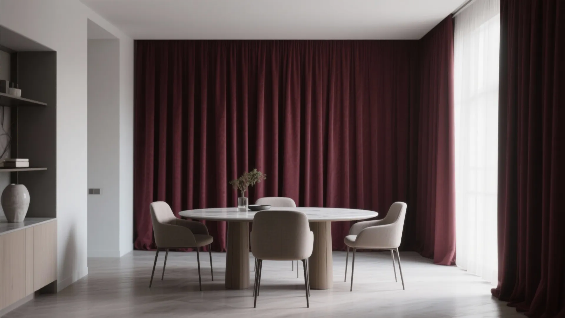 2. Floor-to-Ceiling Drapes