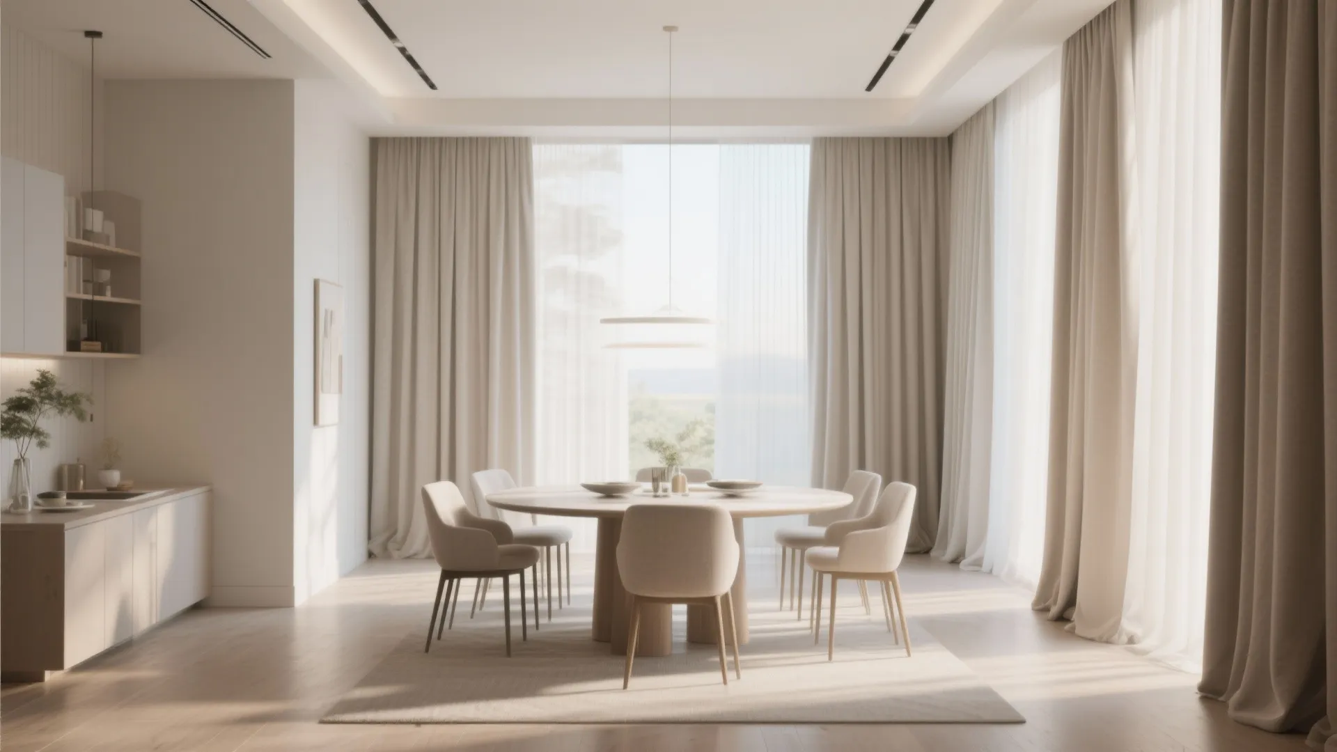 4. Floor-to-Ceiling Drapes for Height