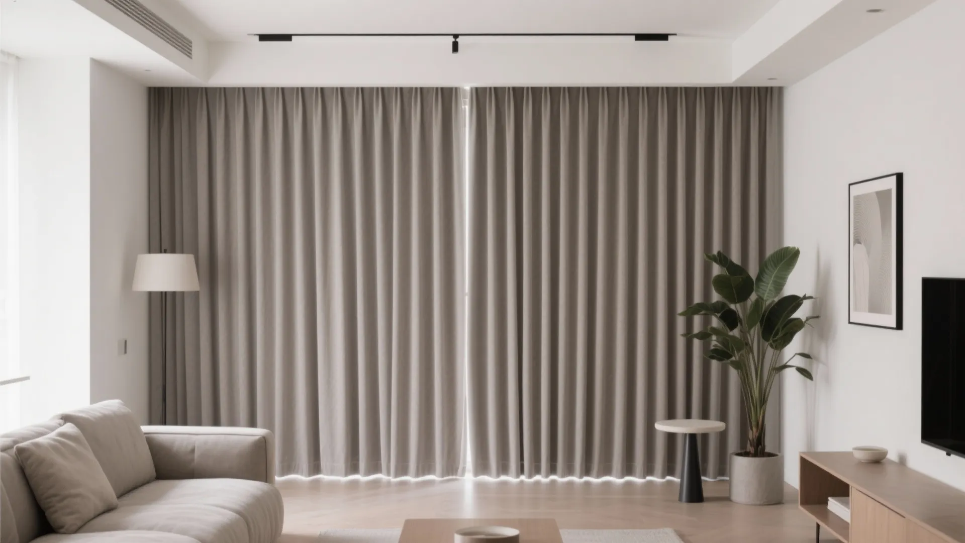 2) Floor-to-Ceiling Drapes to Elongate Height