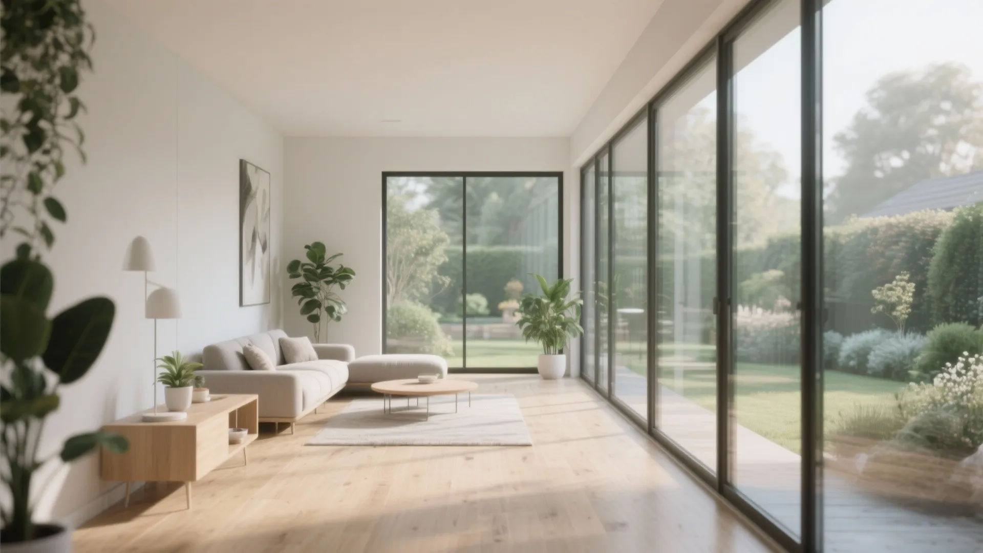 1. Floor-to-Ceiling Glass Panels