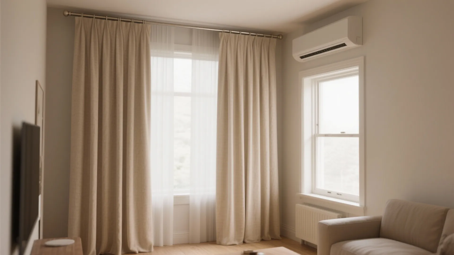 1. Go floor-to-ceiling to stretch the room