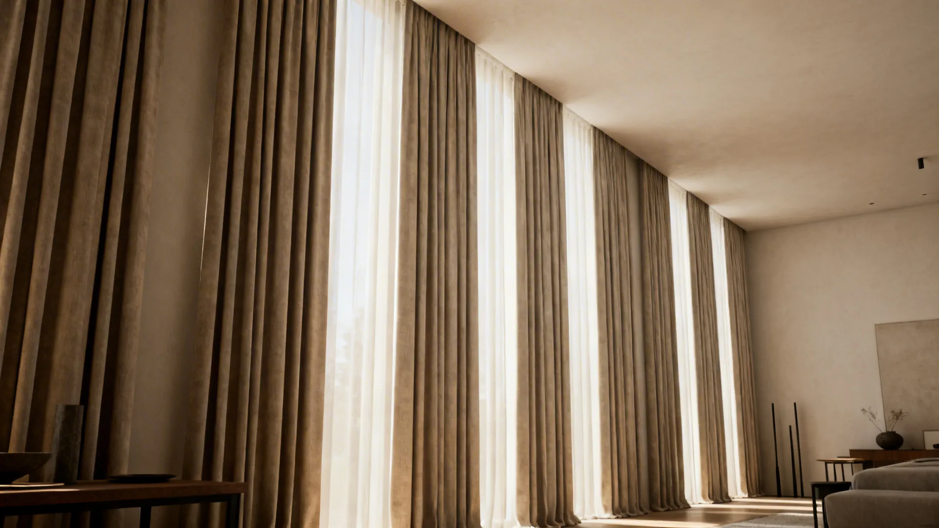 3. Floor-to-ceiling panels to increase perceived height