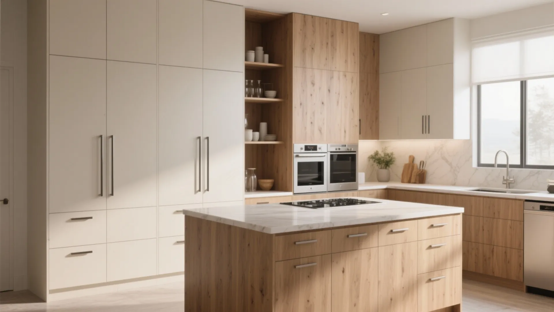 10. Floor-to-Ceiling Built-In Pantry